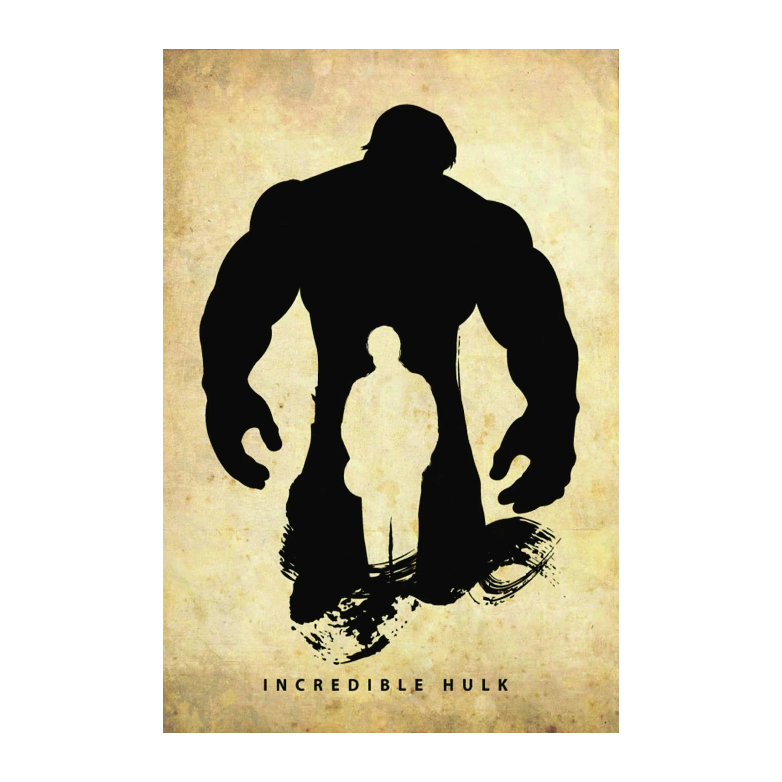 Incredible Hulk Silhouette Wall Art