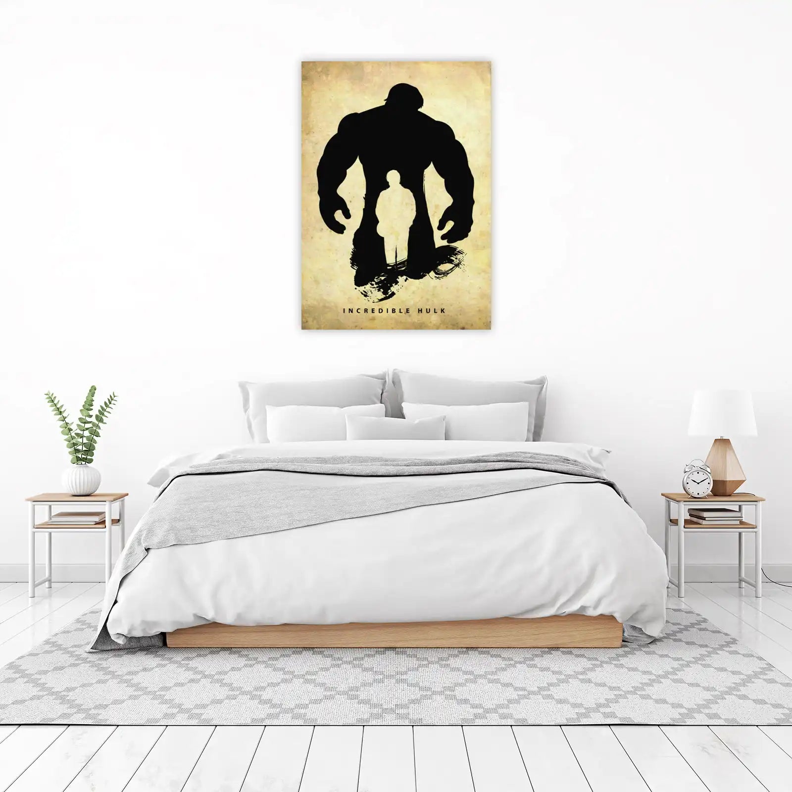 Incredible Hulk Silhouette Wall Art
