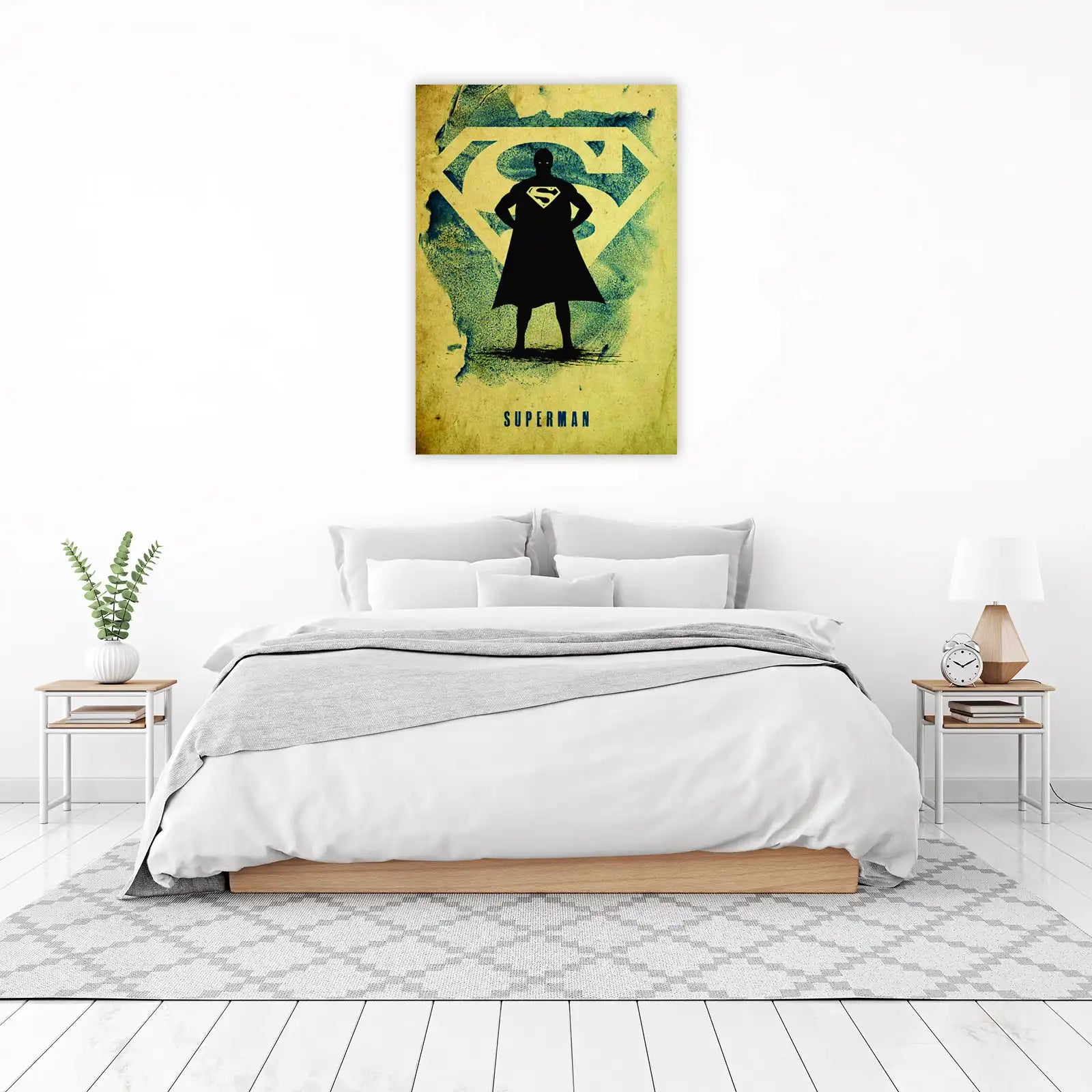 Iconic Superman Silhouette Wall Art