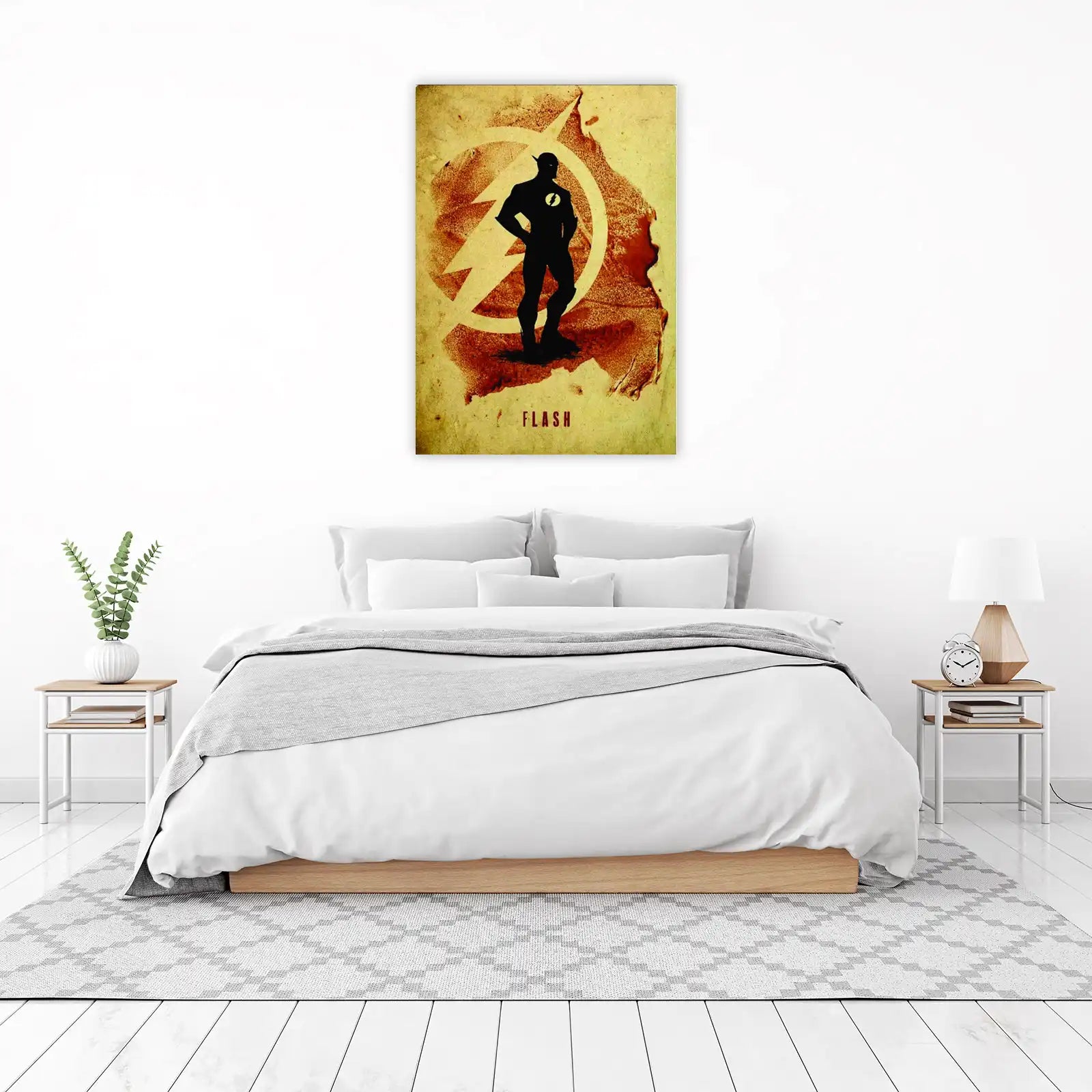 Vintage Flash Silhouette Wall Art