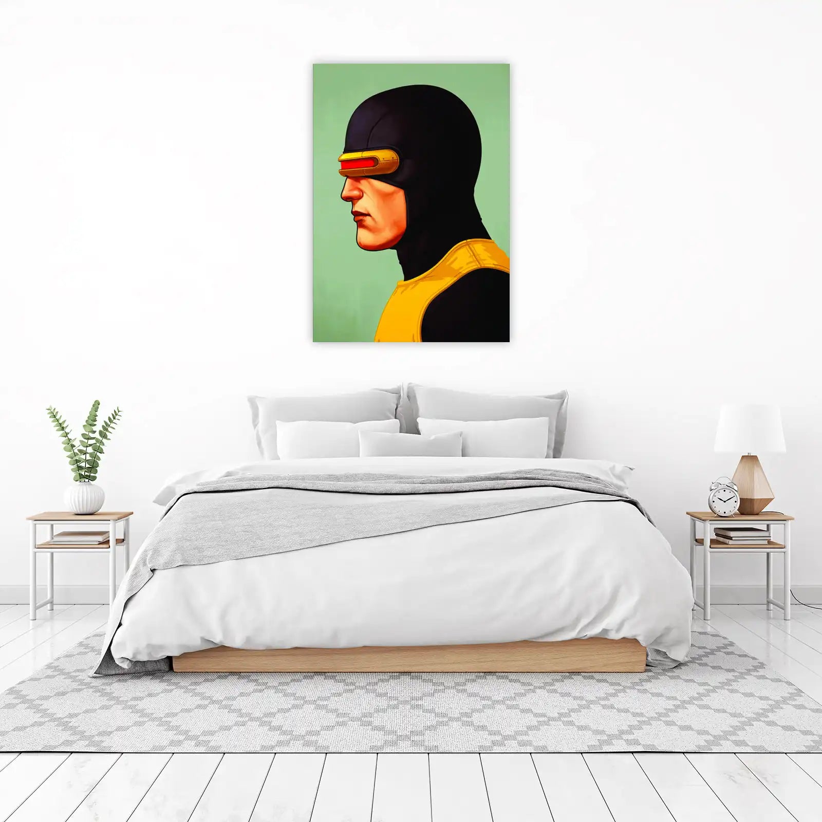 Cyclops Marvel Hero Profile Wall Art