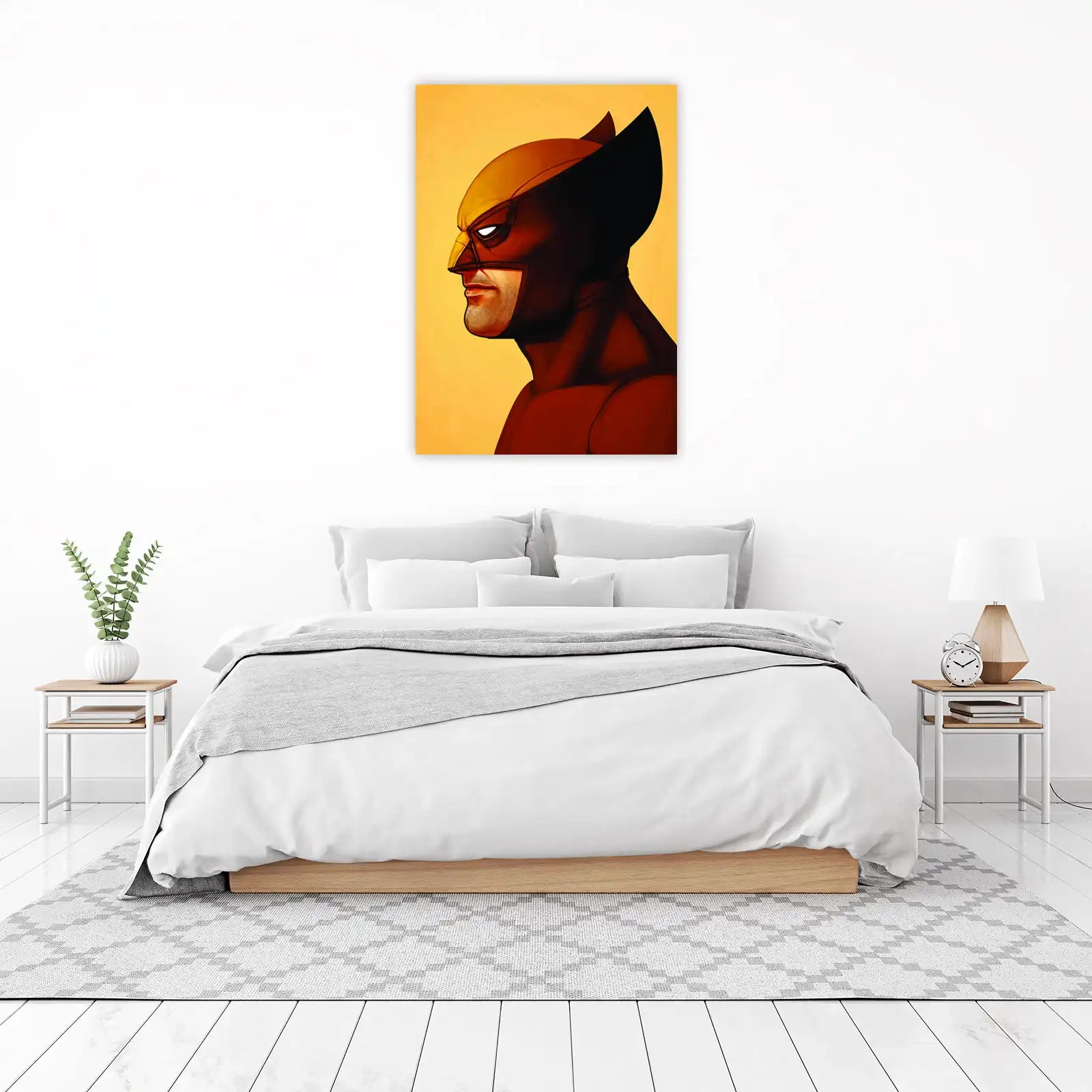 Wolverine Comic Portrait Wall Art