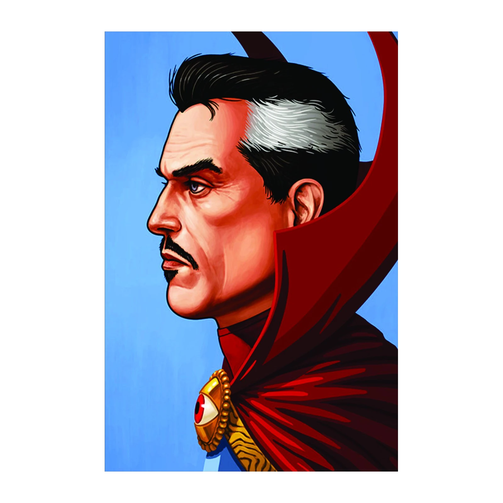 Doctor Strange Mystical Portrait Wall Art
