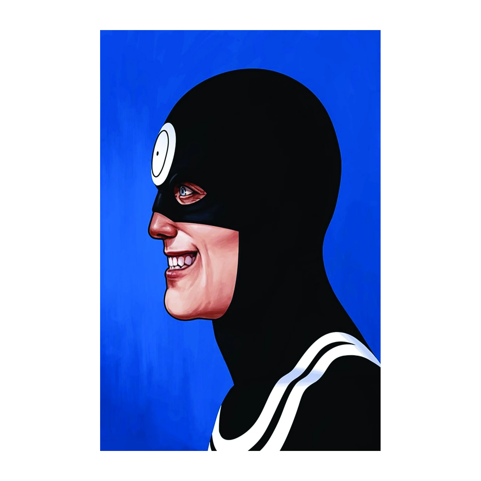Striking Superhero Portrait Wall Art
