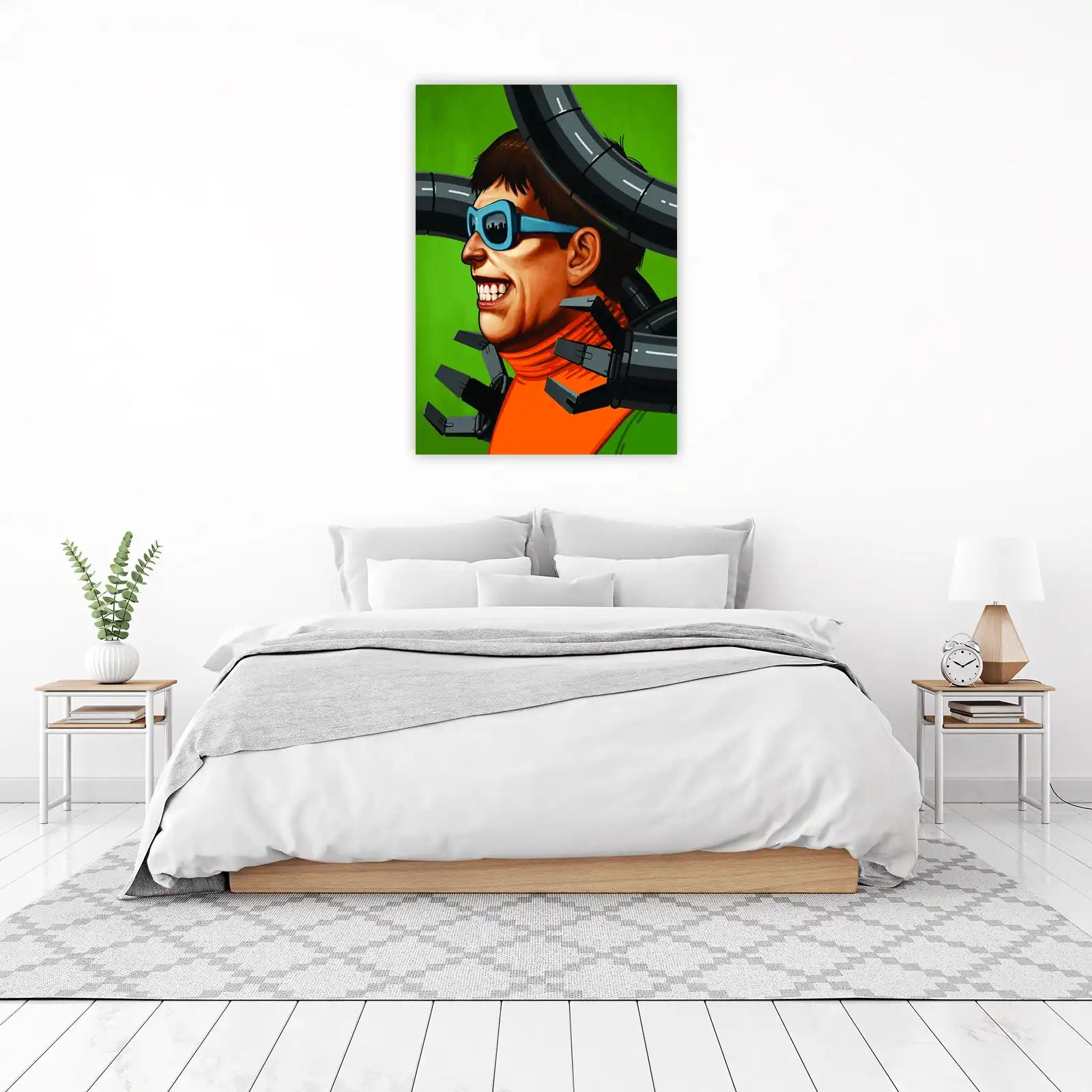 Mad Scientist Portrait Wall Art