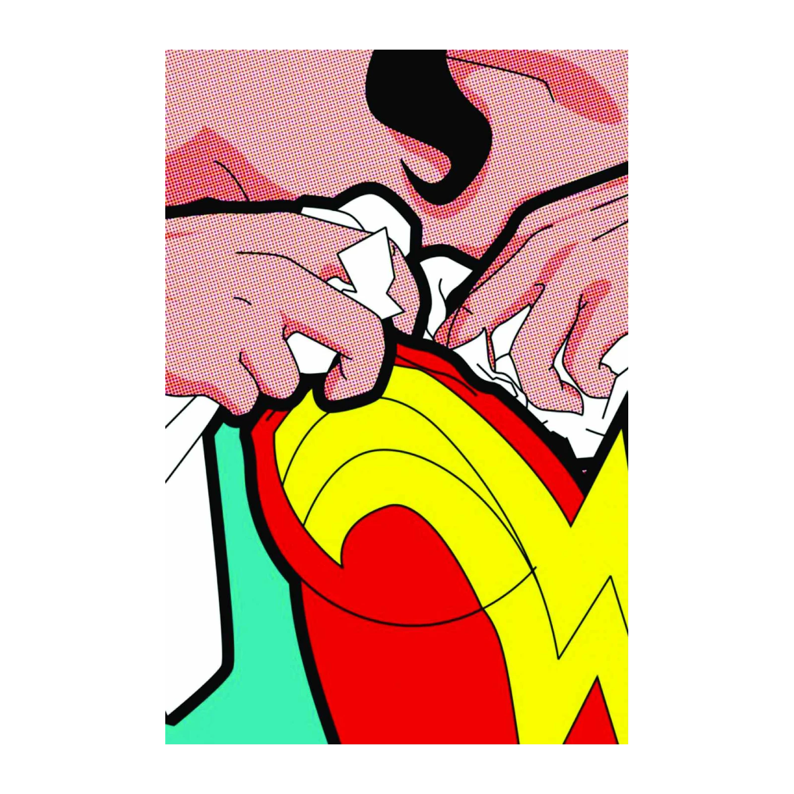 Dynamic Pop Art Hands Wall Art