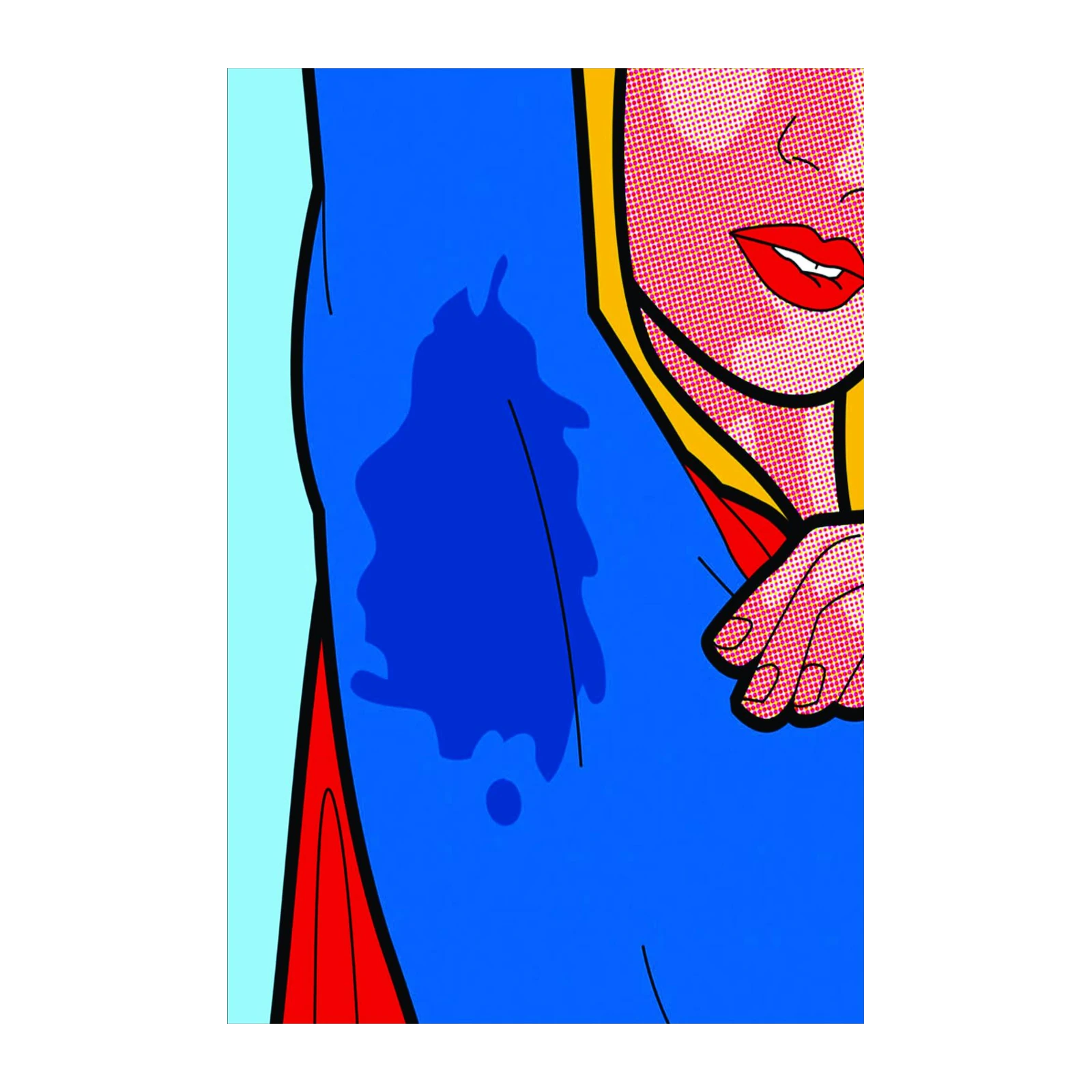 Pop Art Superhero Sweat Wall Art