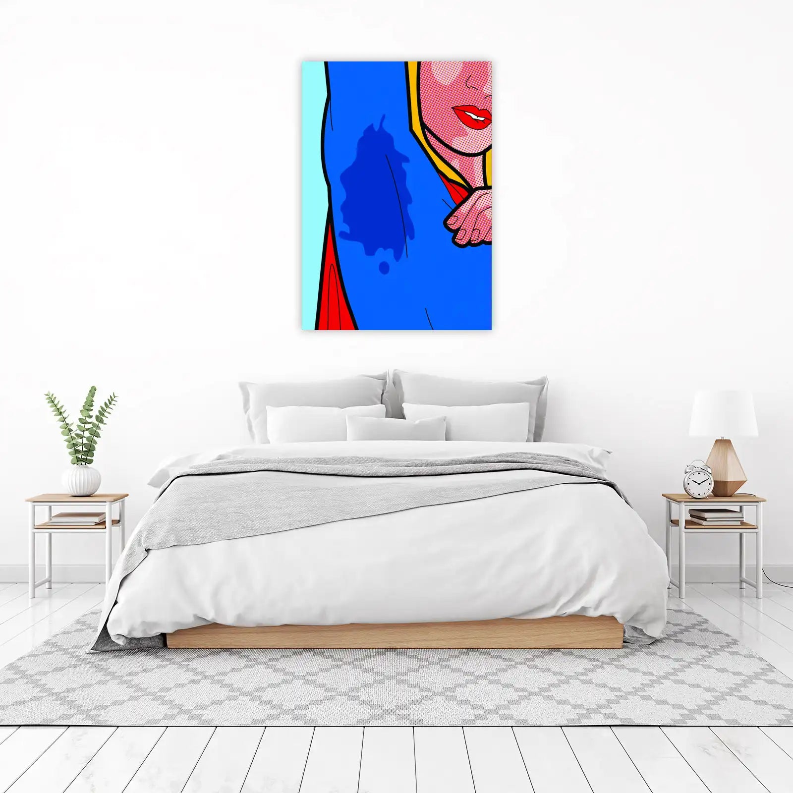 Pop Art Superhero Sweat Wall Art