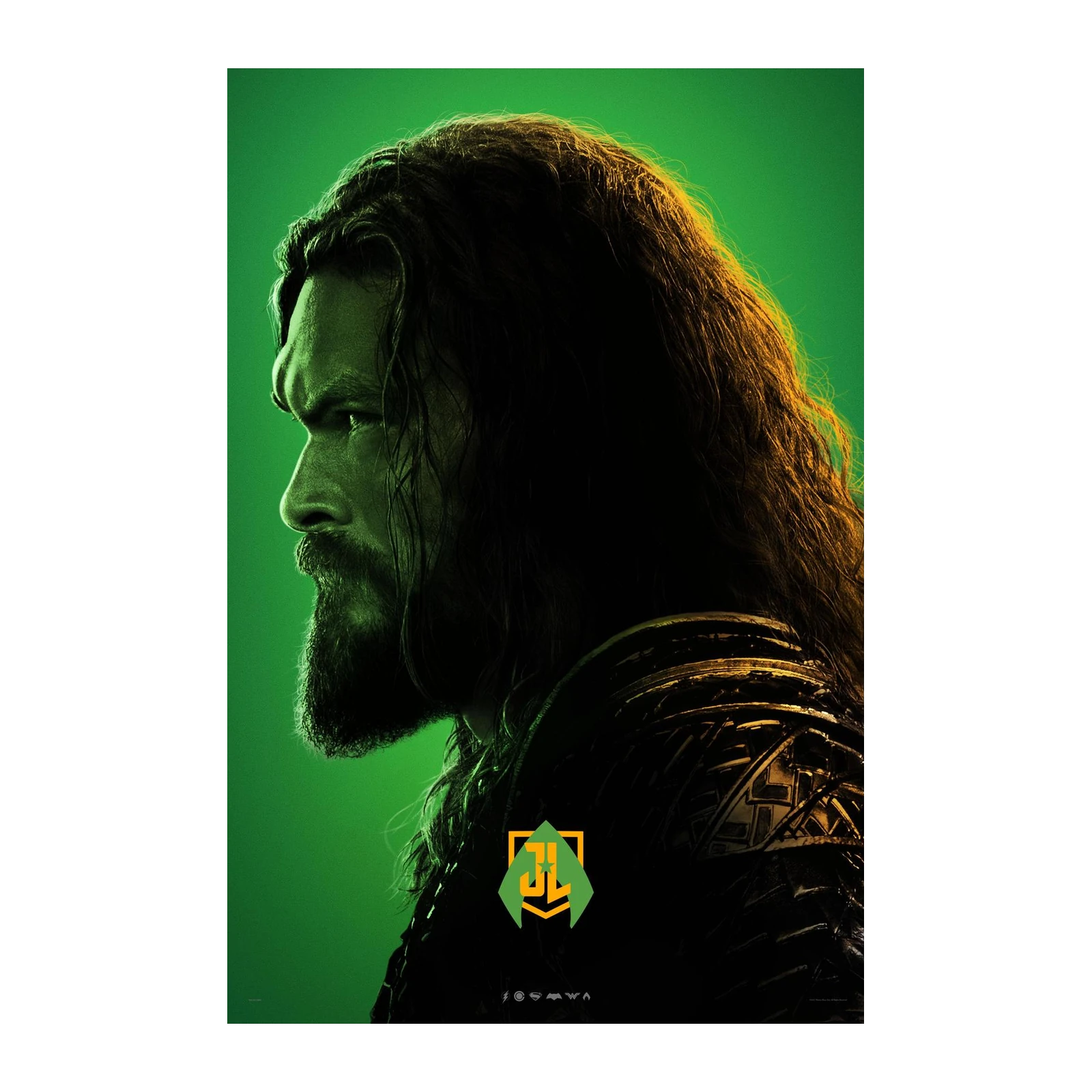 Aquaman Justice League Profile Wall Art