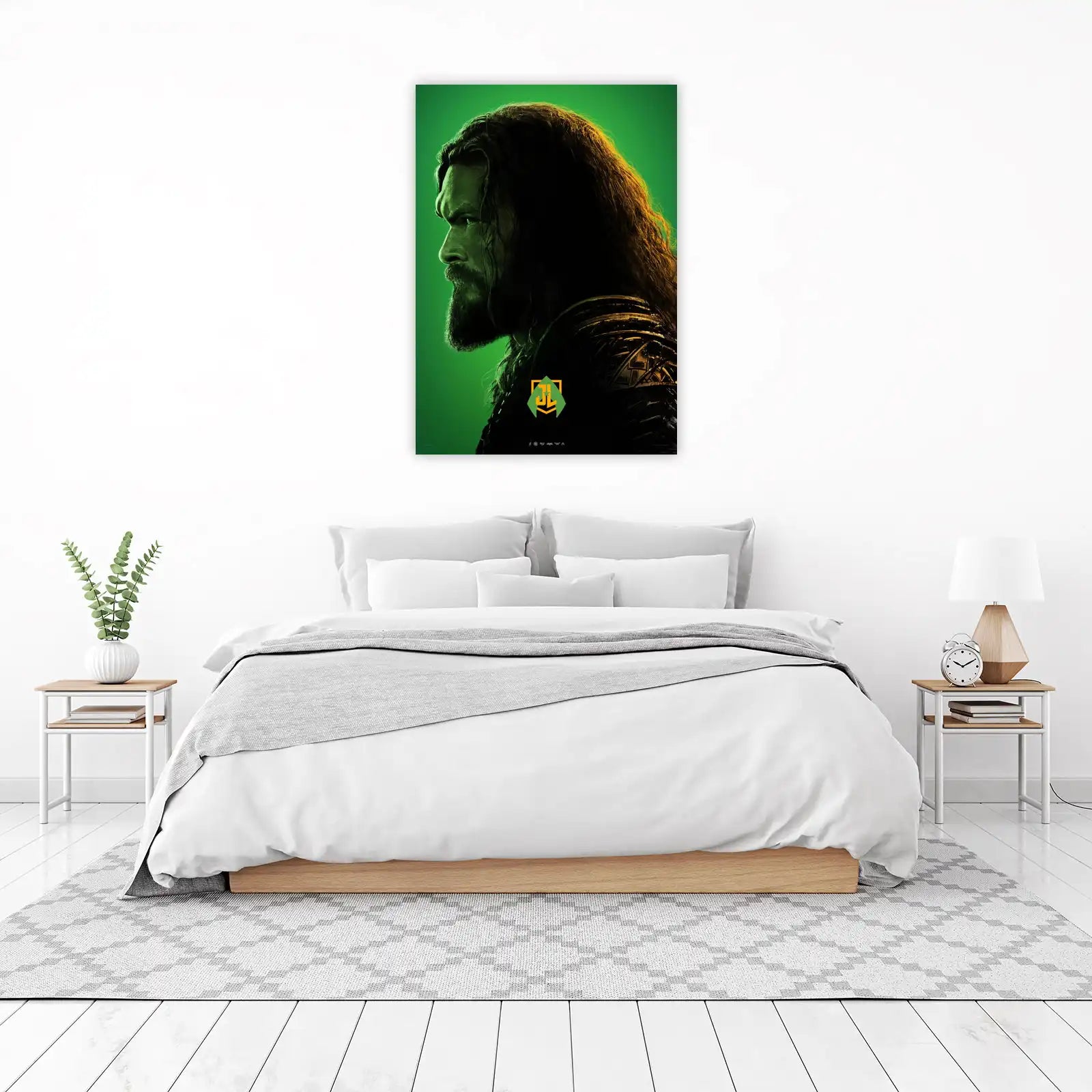 Aquaman Justice League Profile Wall Art