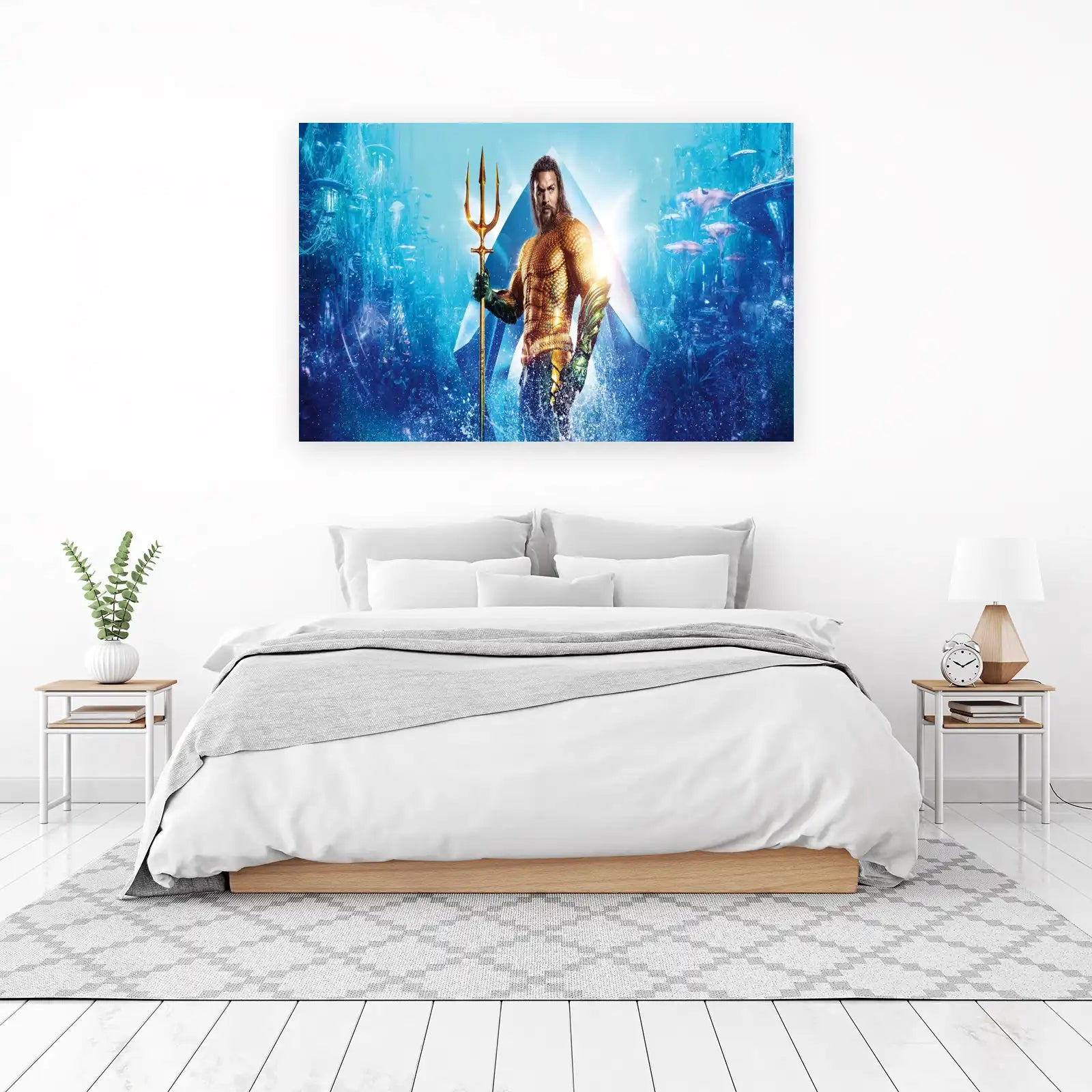 Aquaman Golden Trident Wall Art