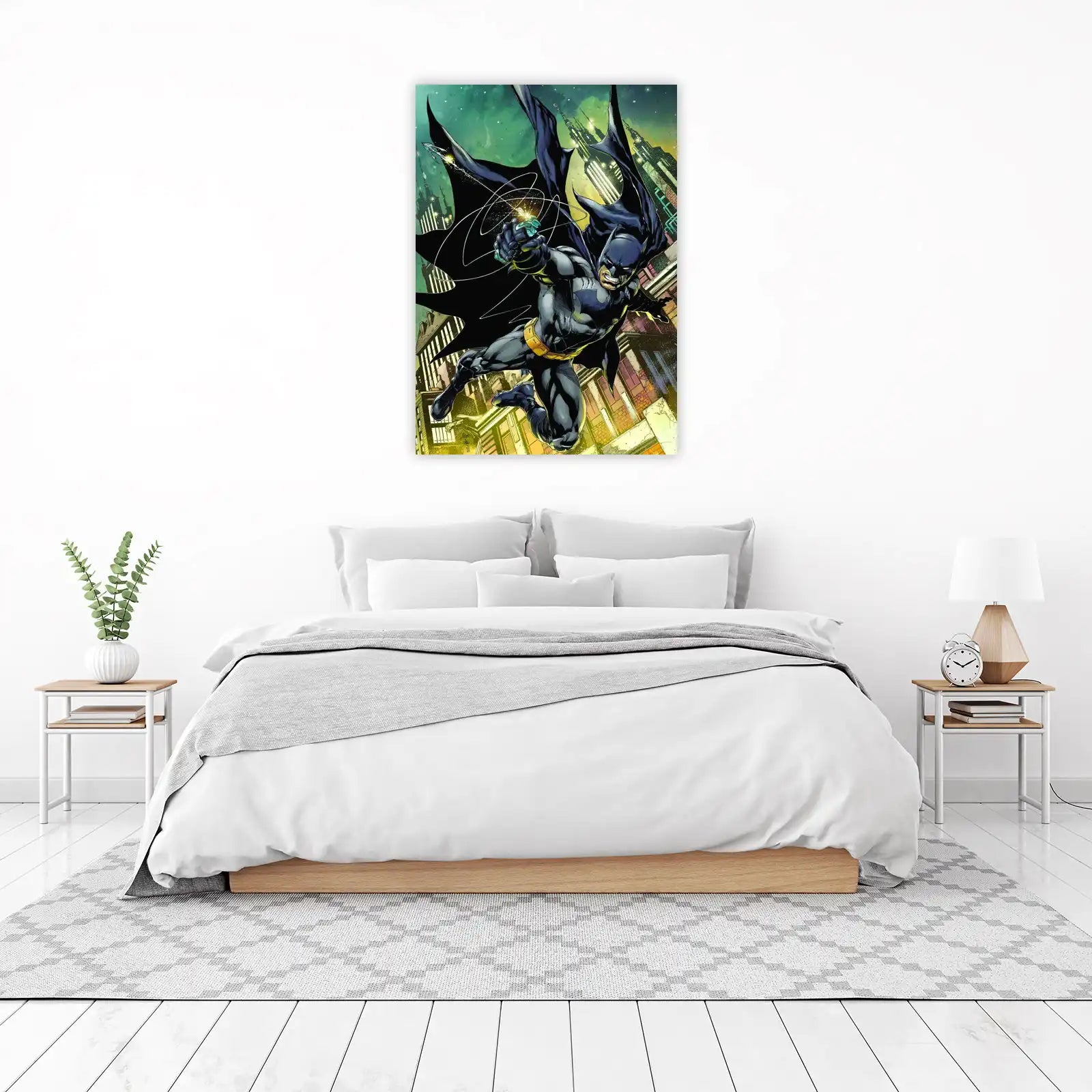 Dynamic Batman Action Wall Art