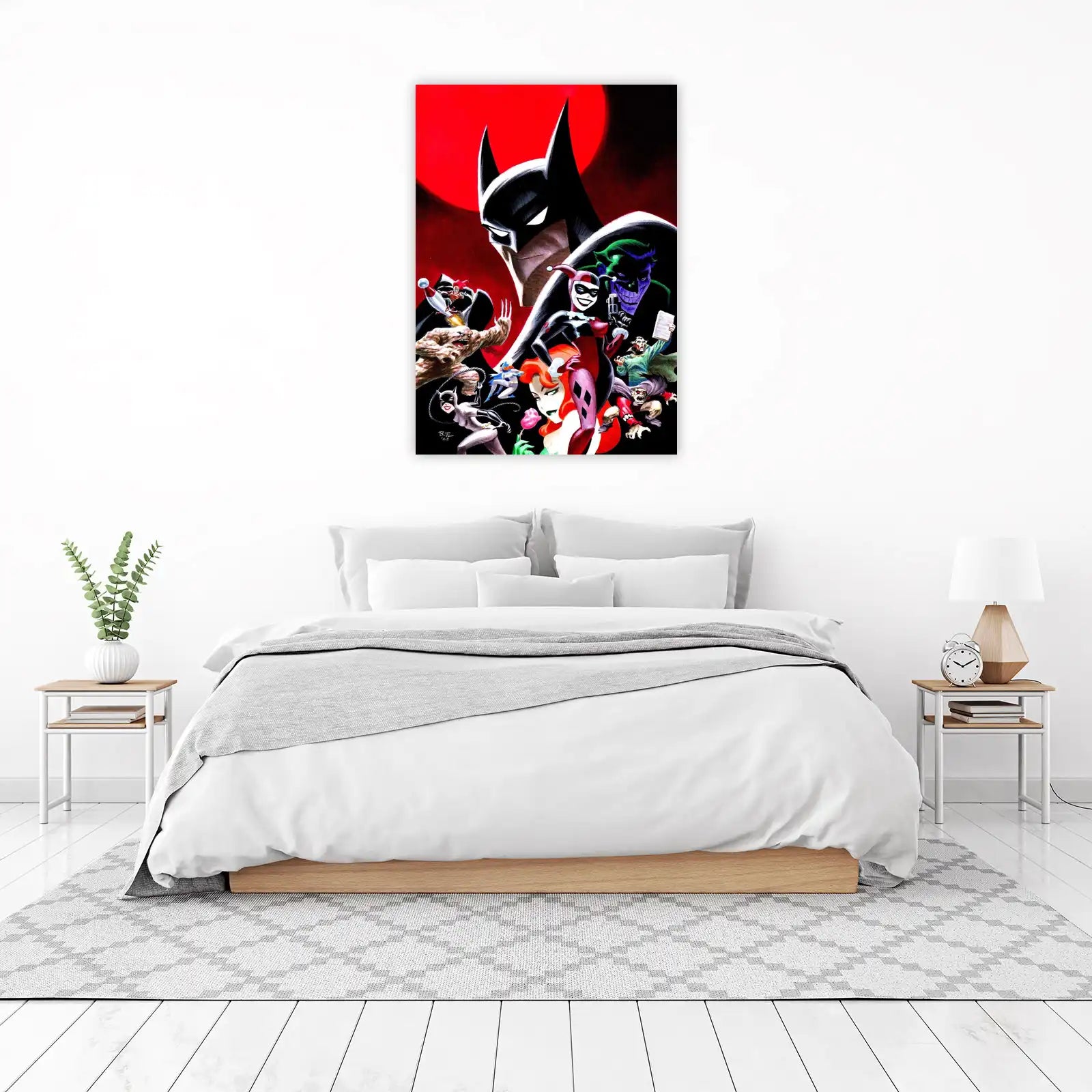 Batman Animated Series Heroes & Villains Wall Art