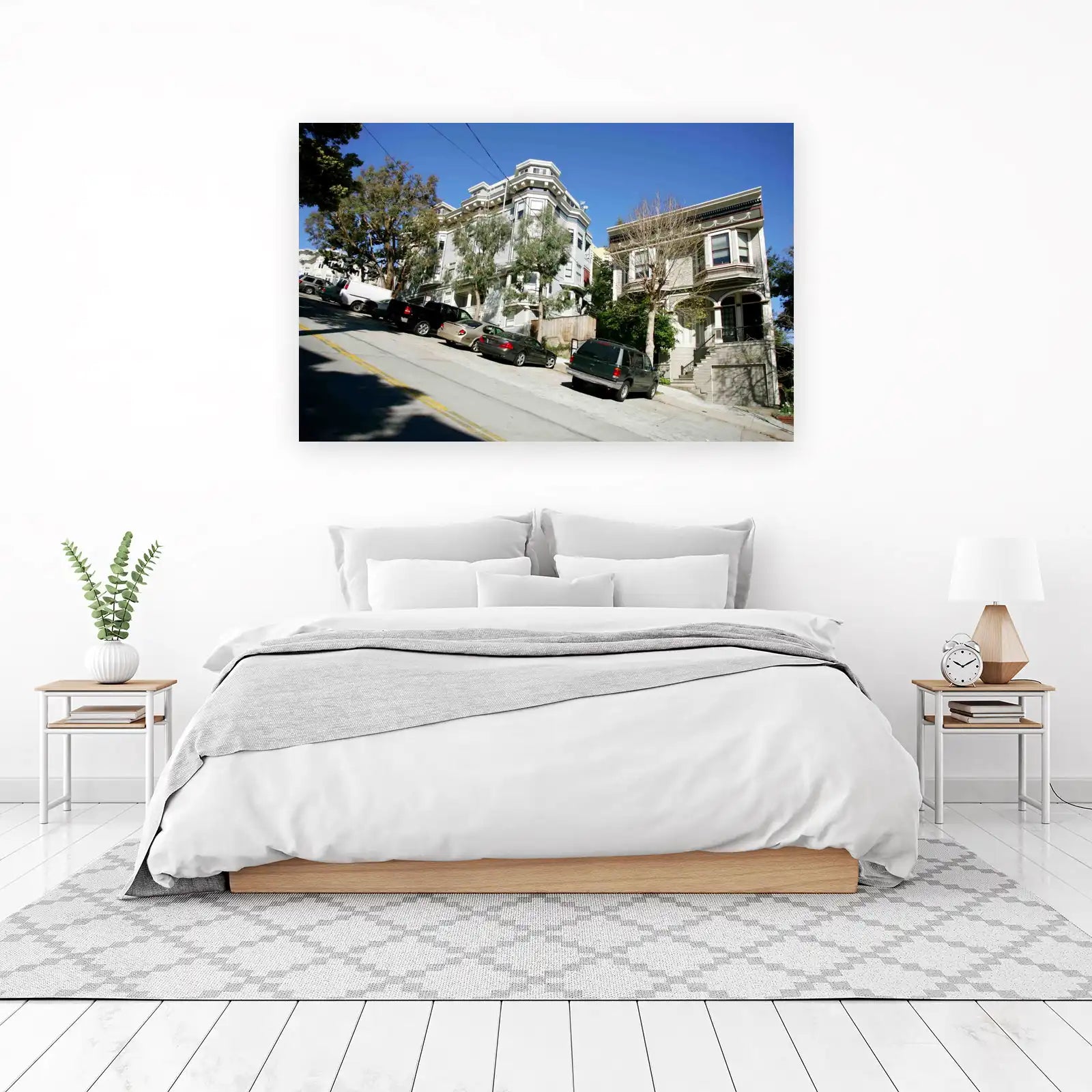 San Francisco Victorian Homes Wall Art