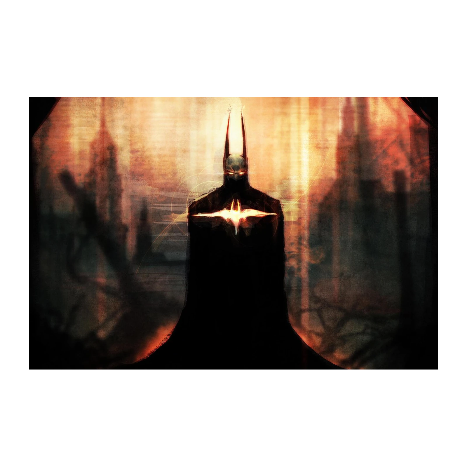 Dark Knight Gotham Glow Wall Art
