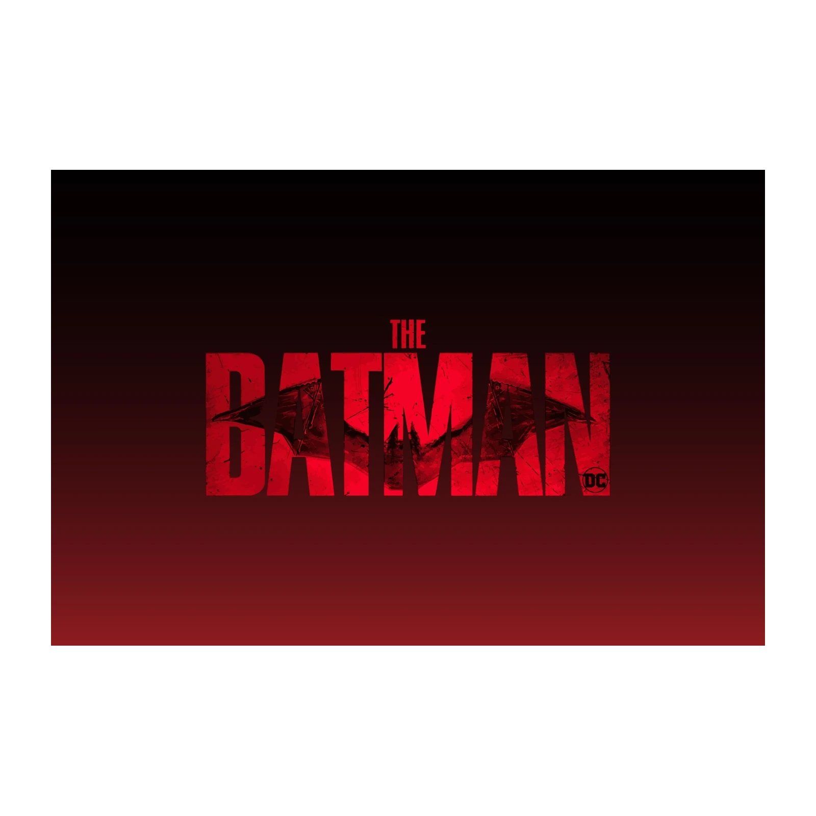 The Batman Grunge Logo Wall Art