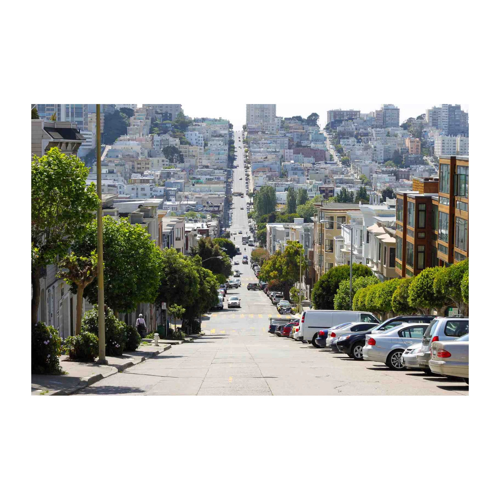 Iconic San Francisco Street Scene Wall Art