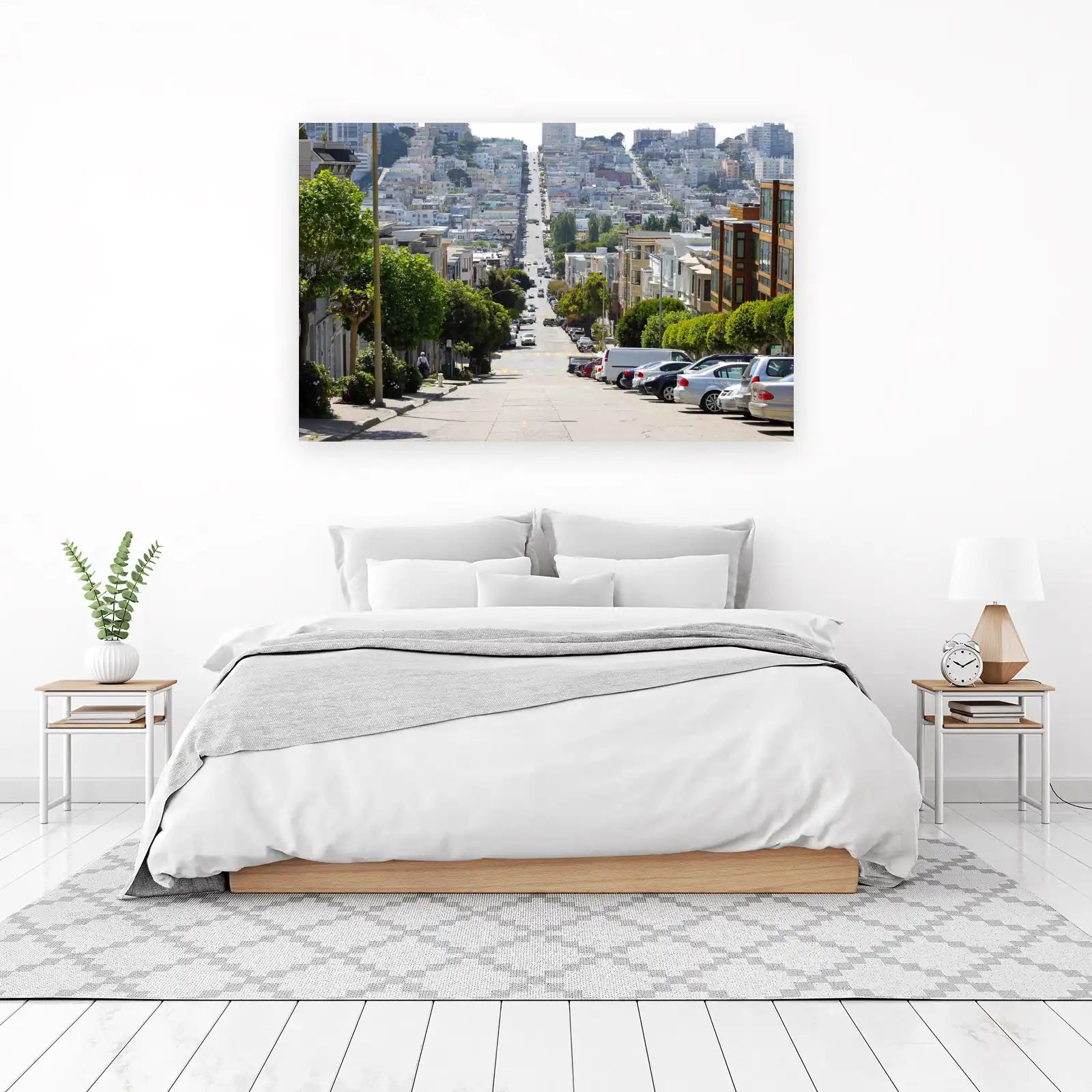 Iconic San Francisco Street Scene Wall Art