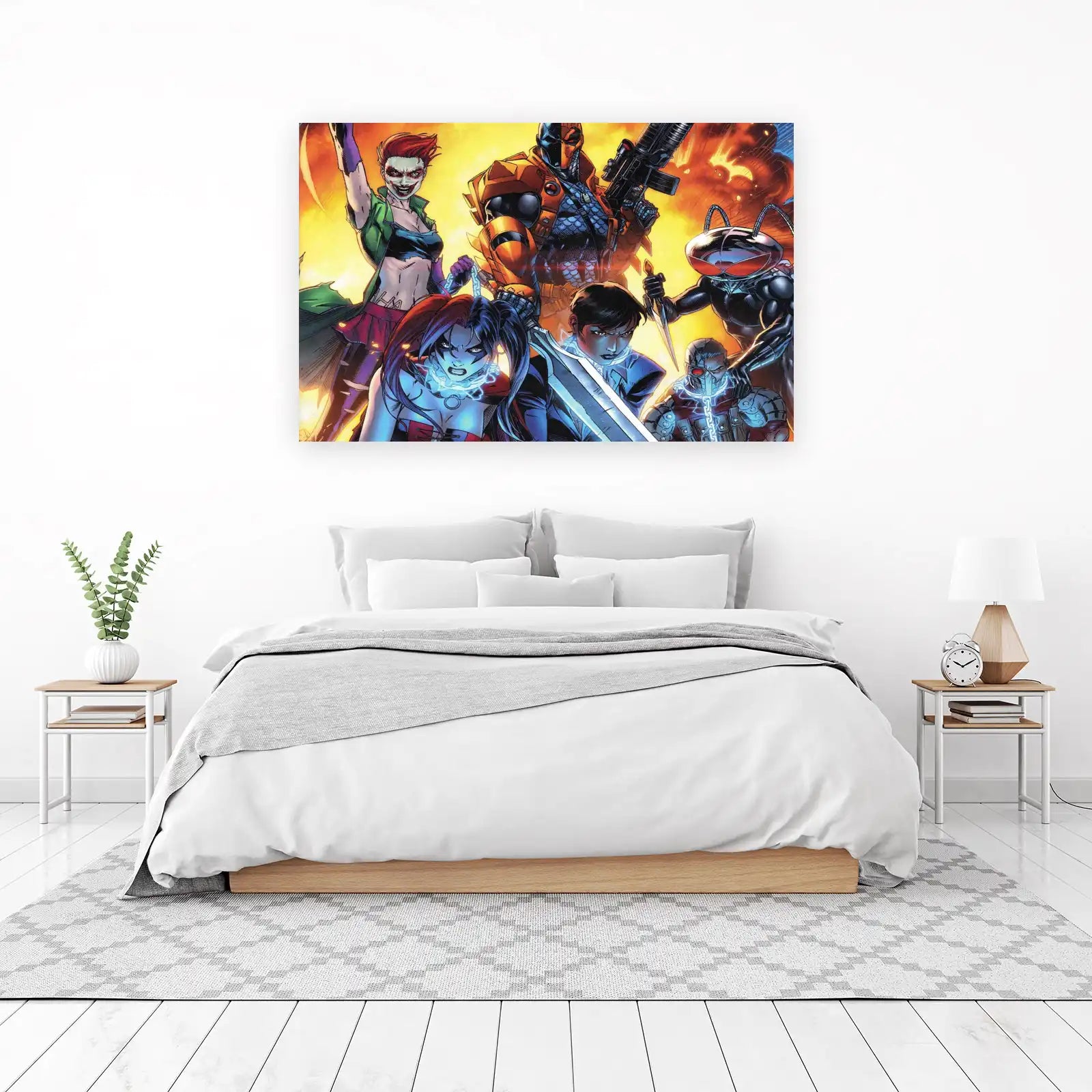 DC Suicide Squad Comic Art Wall Art