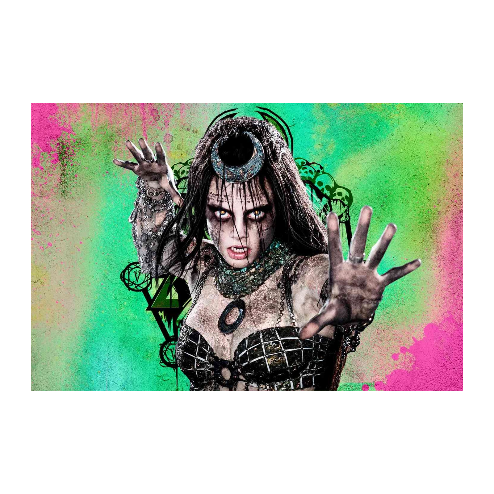 Enchantress Skull Splash Wall Art