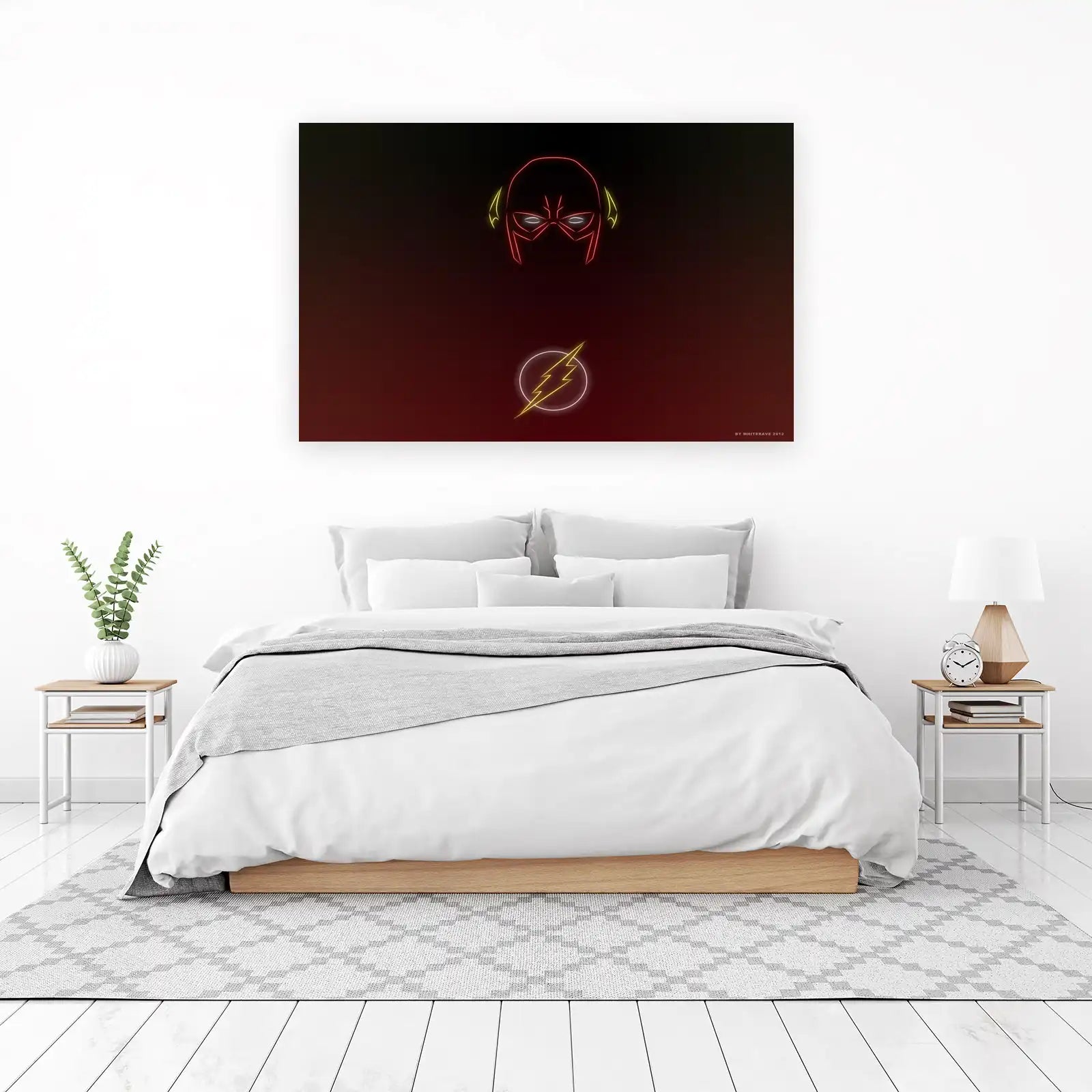 ⚡️ The Flash Neon Minimalist Wall Art