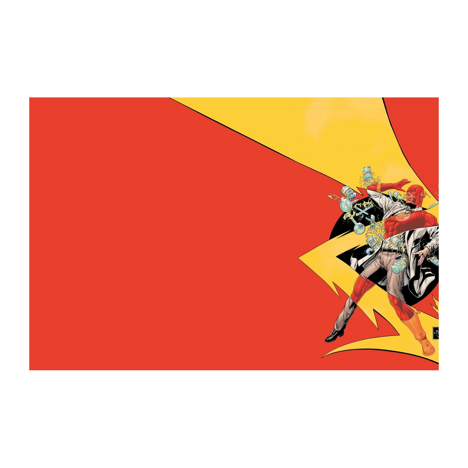 The Flash Superhero Lab Wall Art