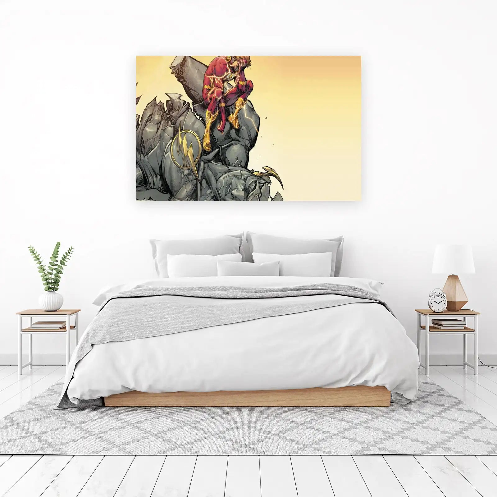 Dynamic Flash Pondering Victory Wall Art
