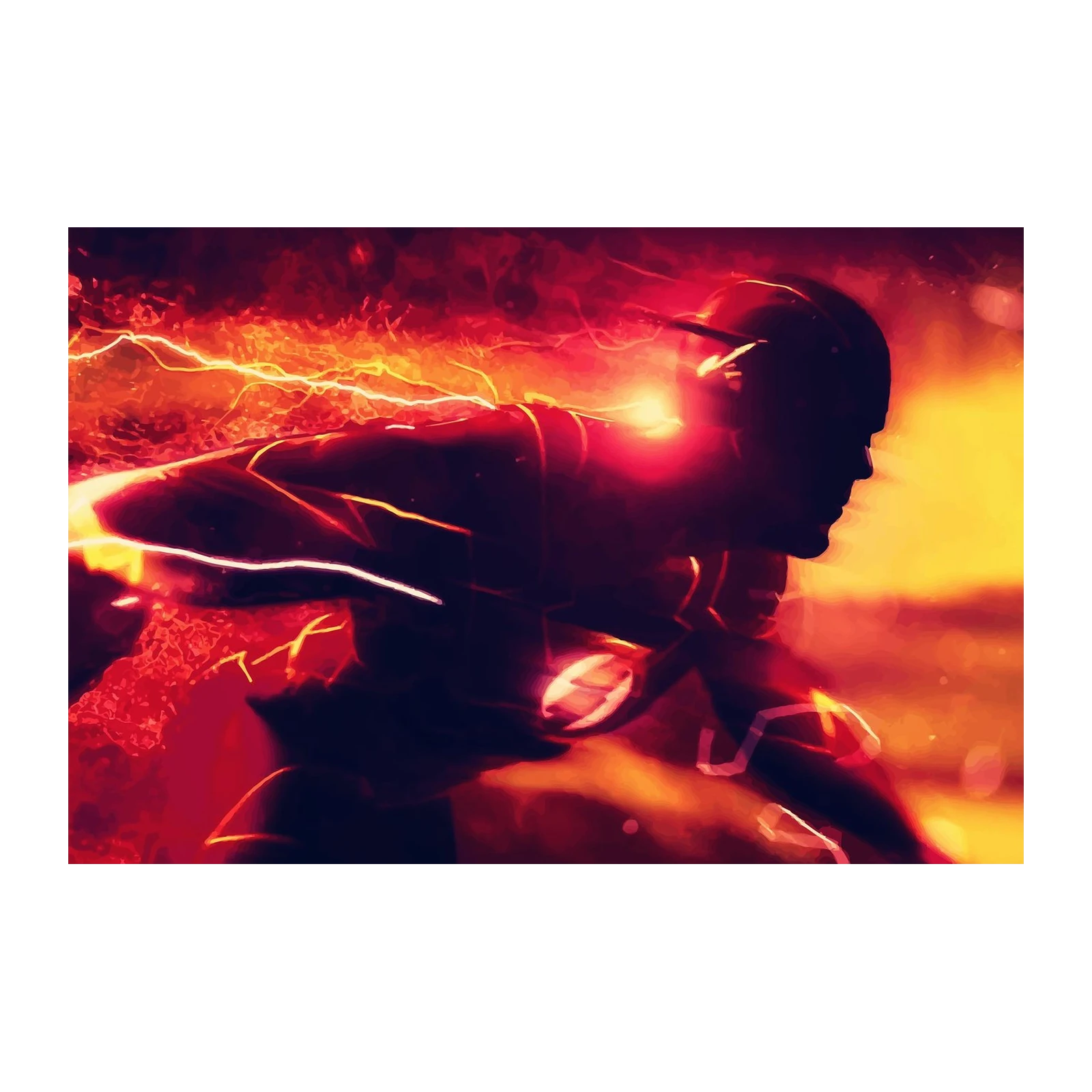 The Flash Speed Force Wall Art