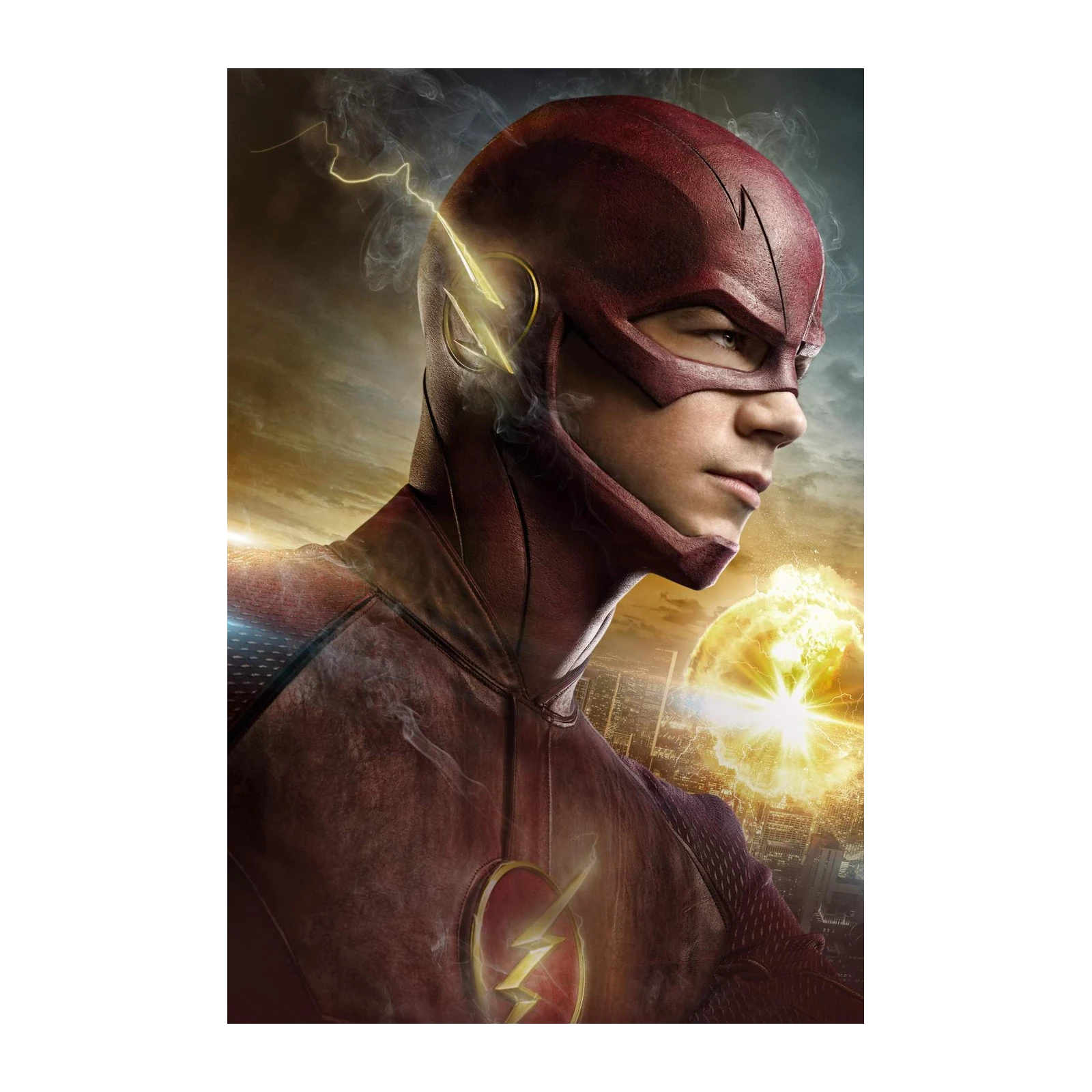 The Flash Heroic Pose Wall Art
