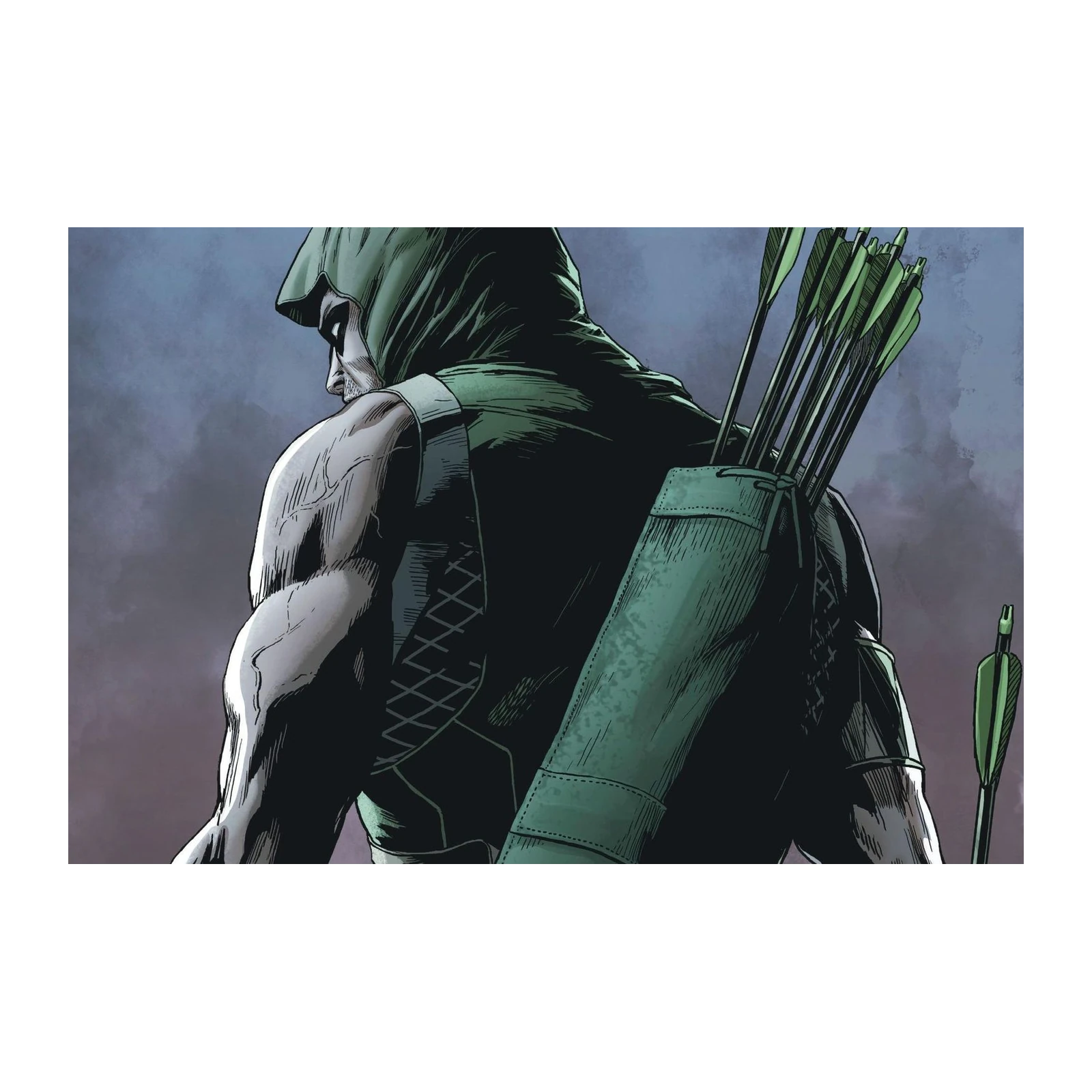 Heroic Archer Green Arrow Wall Art