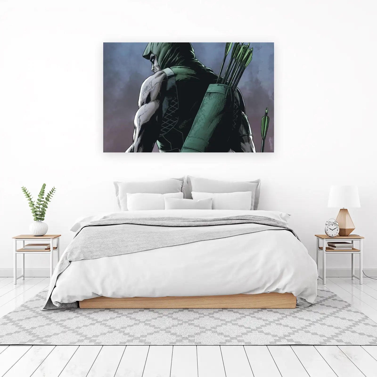 Heroic Archer Green Arrow Wall Art