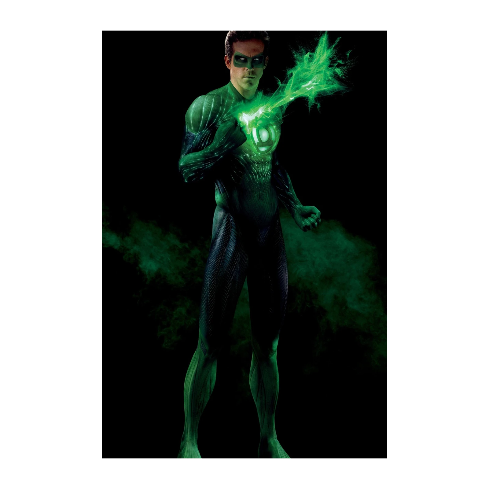 Green Lantern Heroic Pose Wall Art