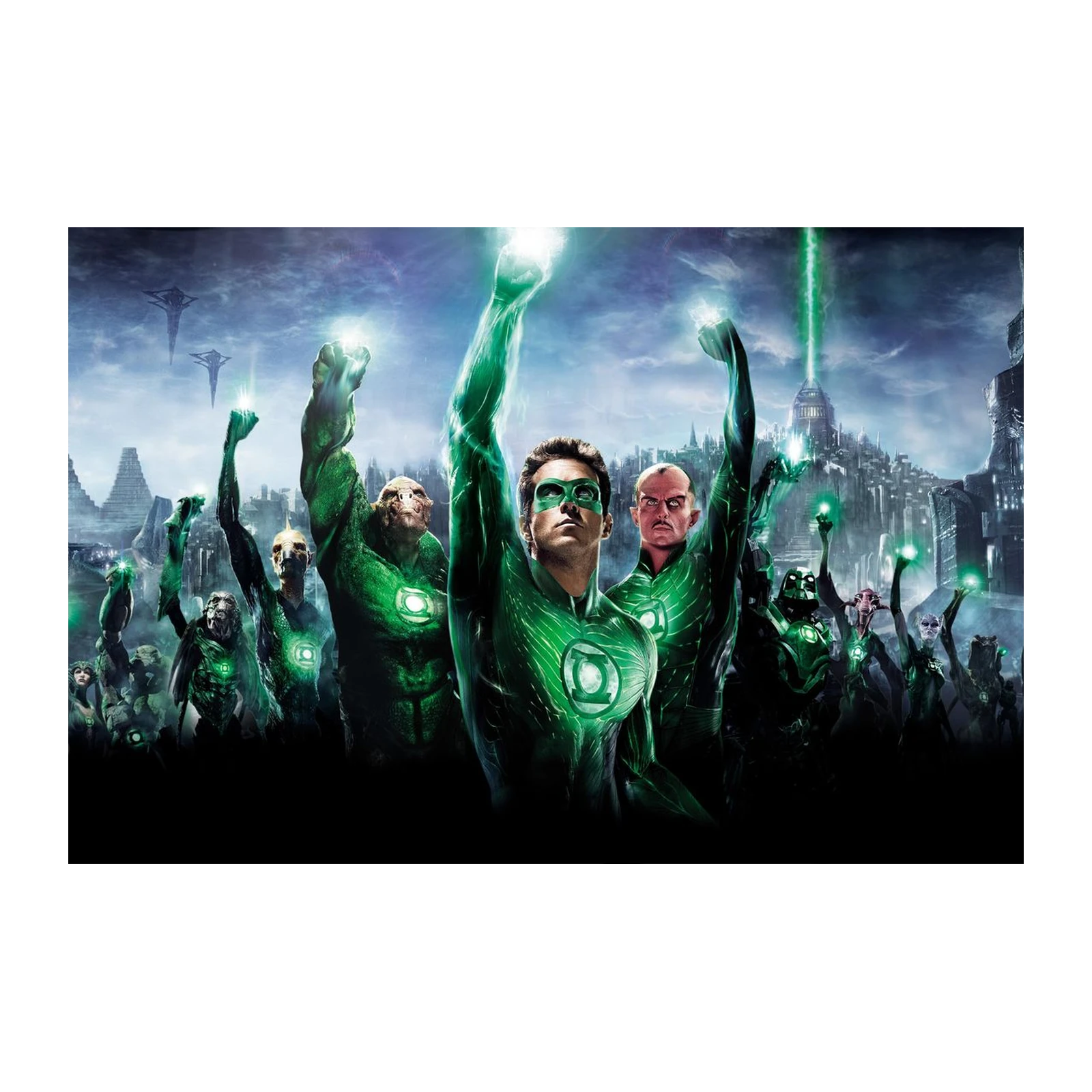 Green Lantern Corps Epic Sci-Fi Wall Art