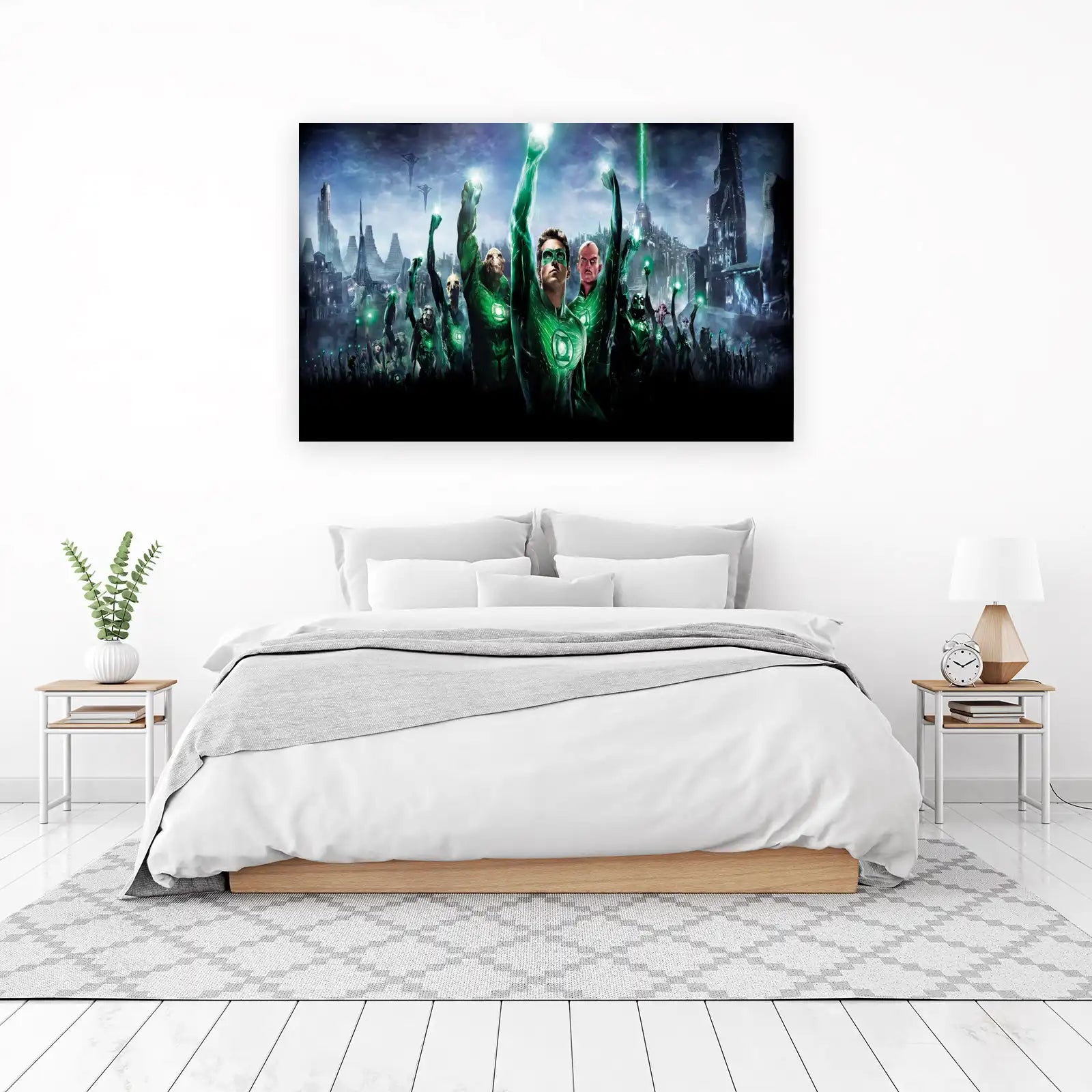 Green Lantern Corps Epic Sci-Fi Wall Art