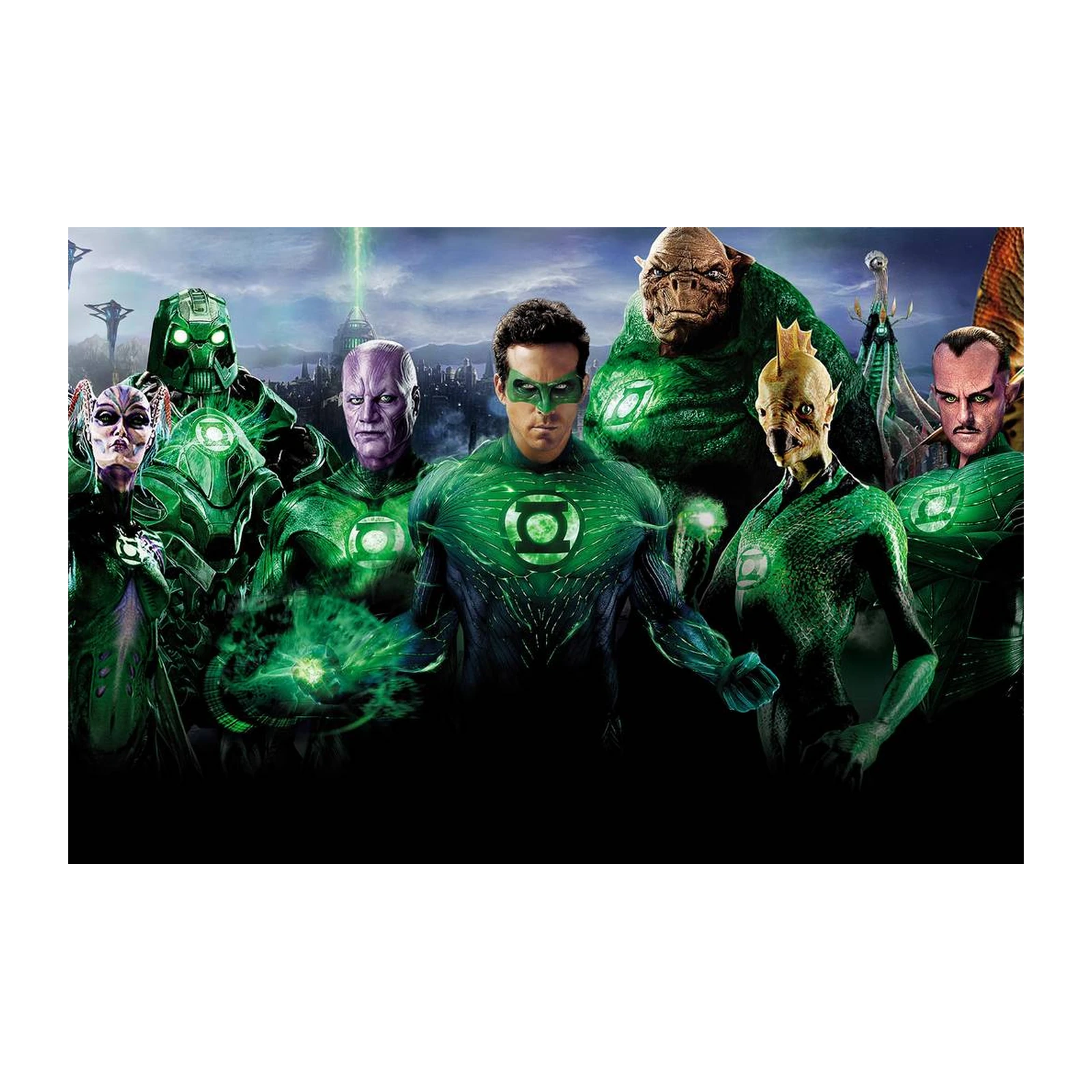 Green Lantern Corps Epic Team Wall Art