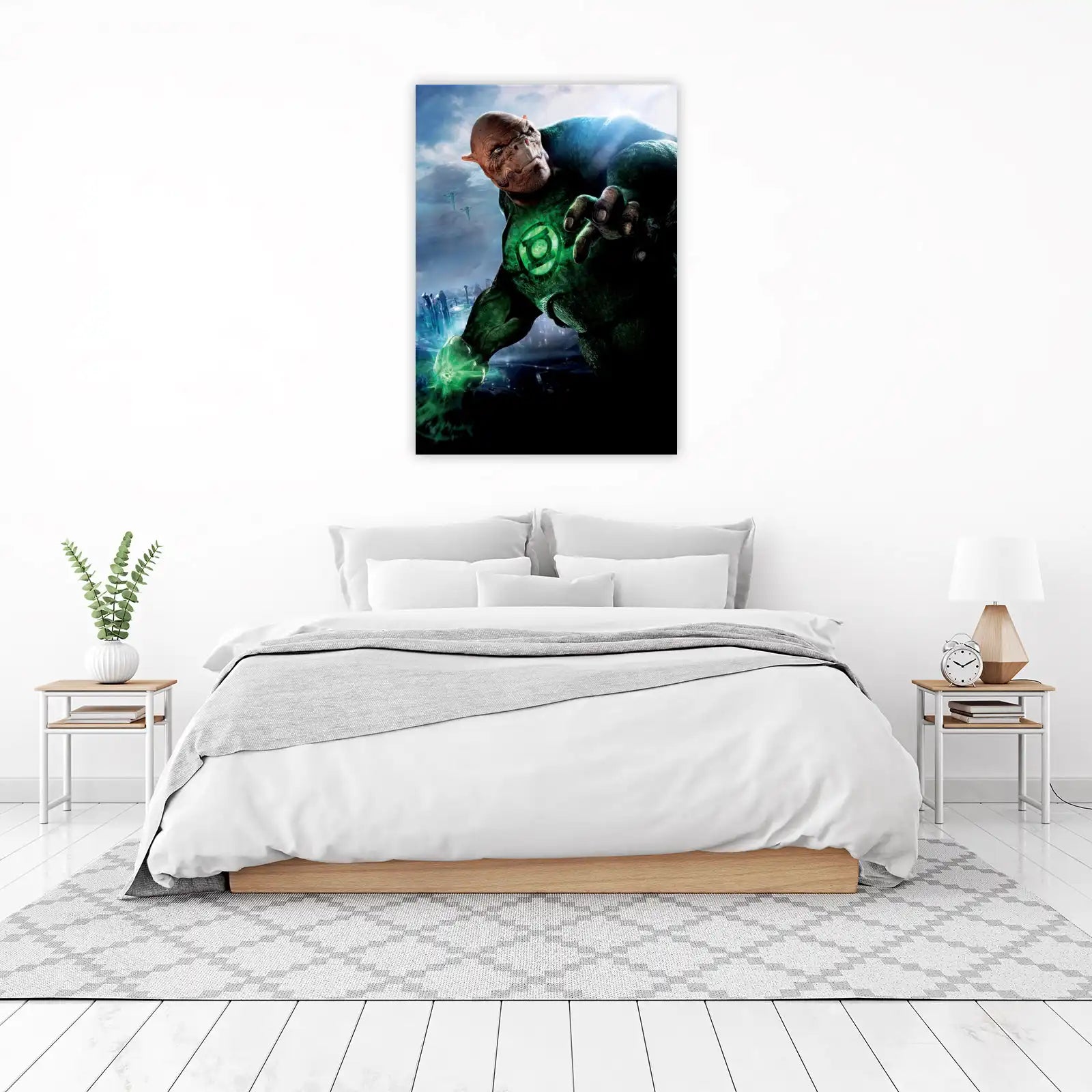 Green Lantern Sci-Fi Superhero Wall Art