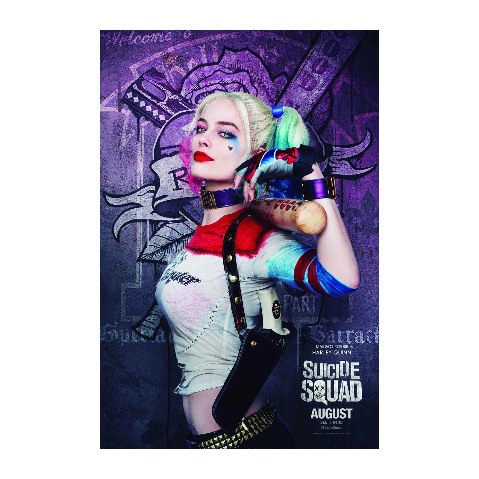 Harley Quinn "Suicide Squad" Movie Poster Wall Art
