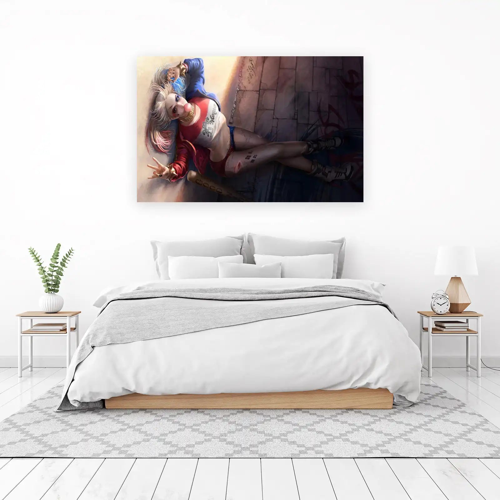 Harley Quinn "Daddy's Lil Monster" Wall Art