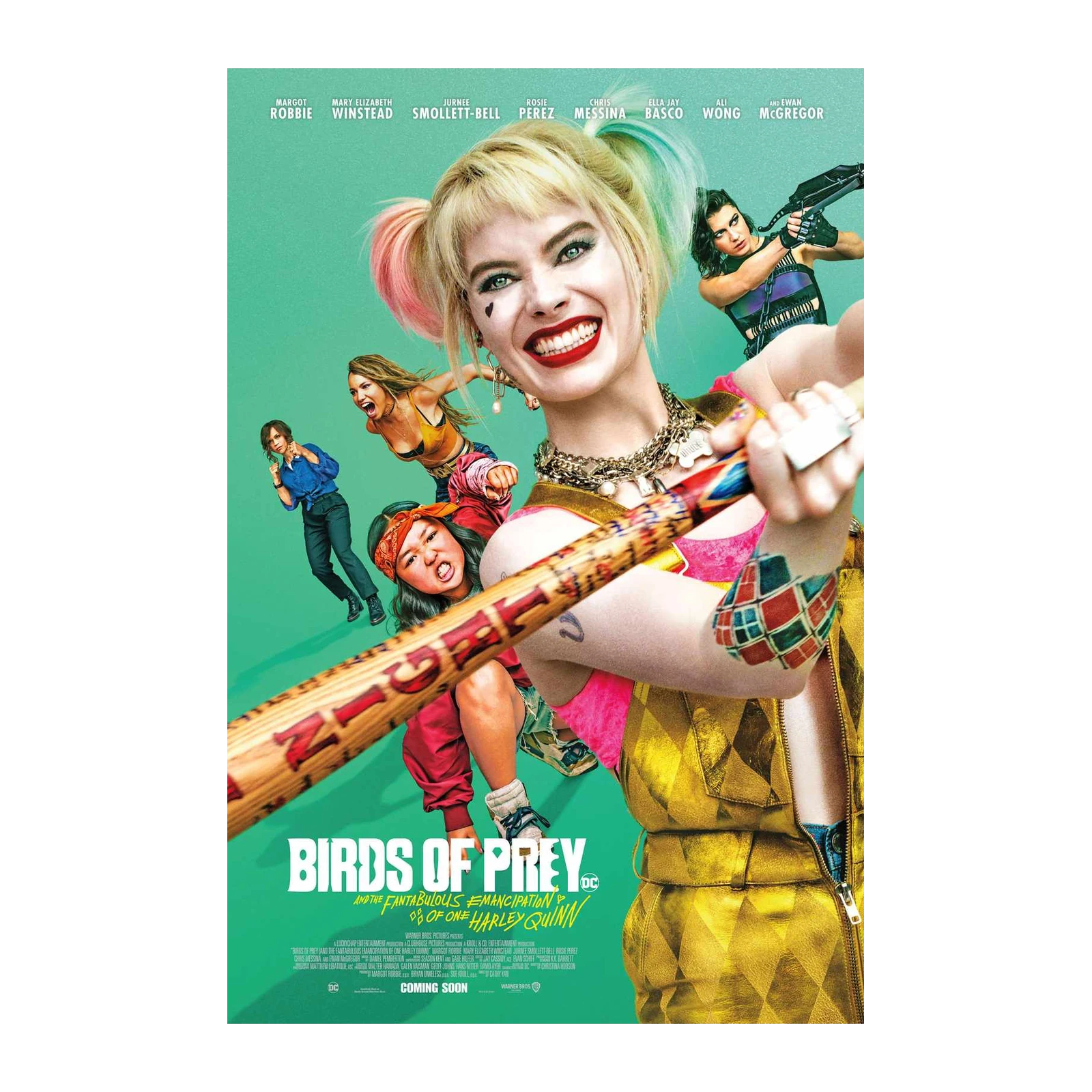 Harley Quinn Birds of Prey Wall Art