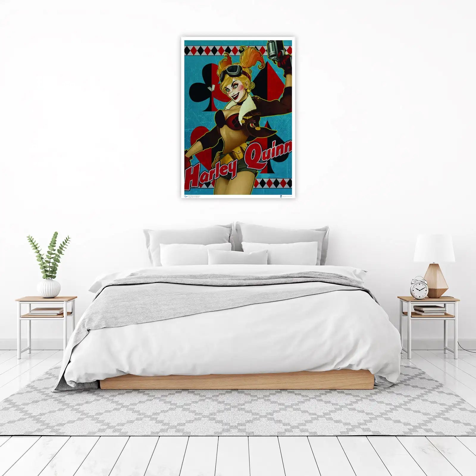 Harley Quinn "Ace of Hearts" Wall Art