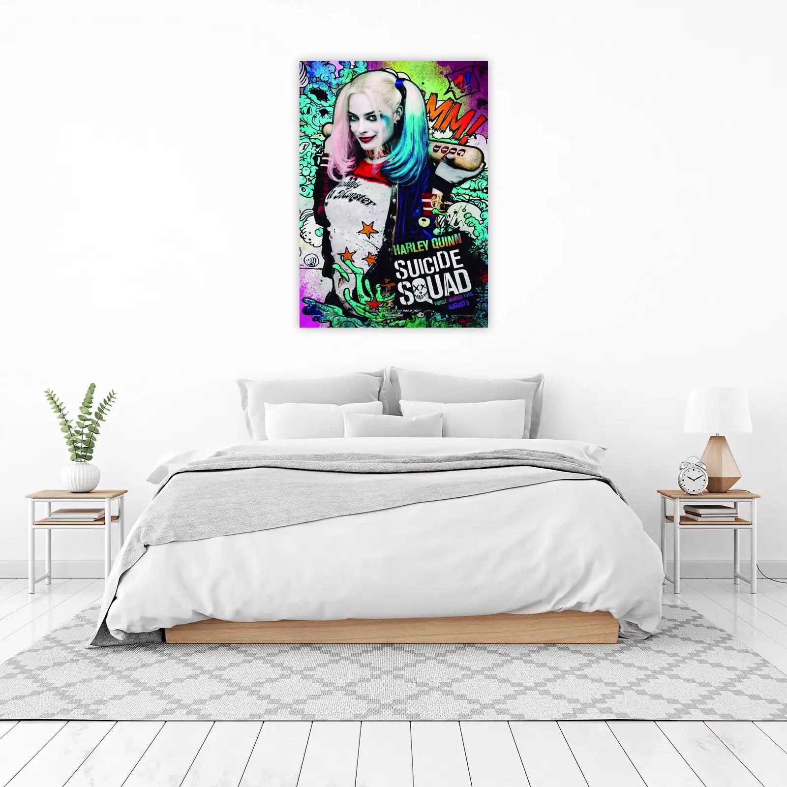 Harley Quinn "Daddy's Lil Monster" Wall Art
