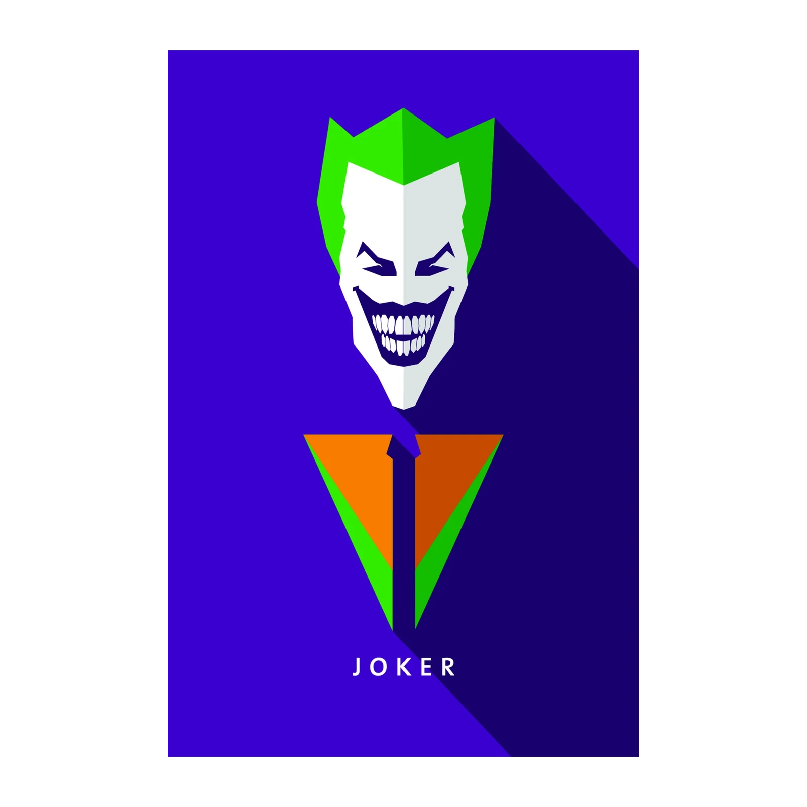 Iconic Joker Smile Wall Art