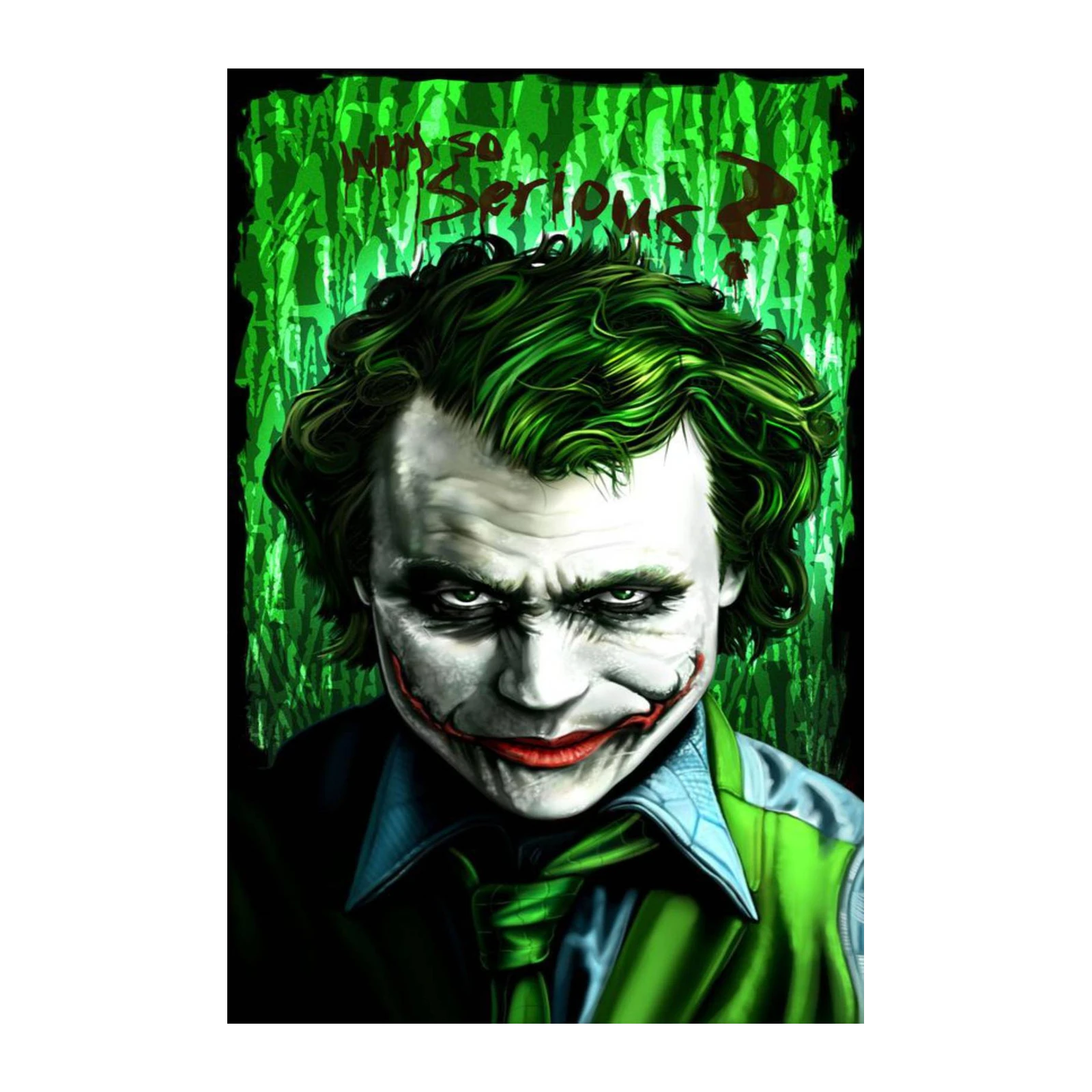Iconic Joker "Why So Serious" Wall Art
