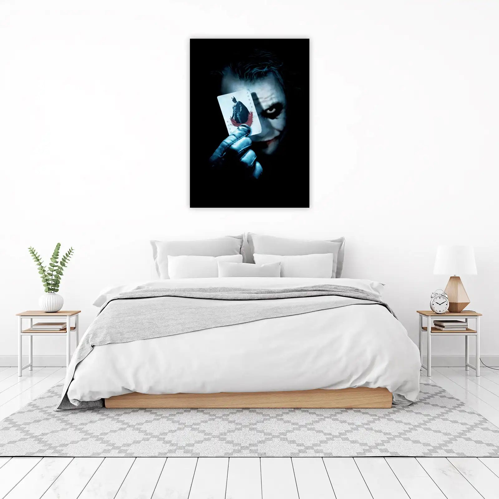 Joker Dark Knight Batman Card Wall Art