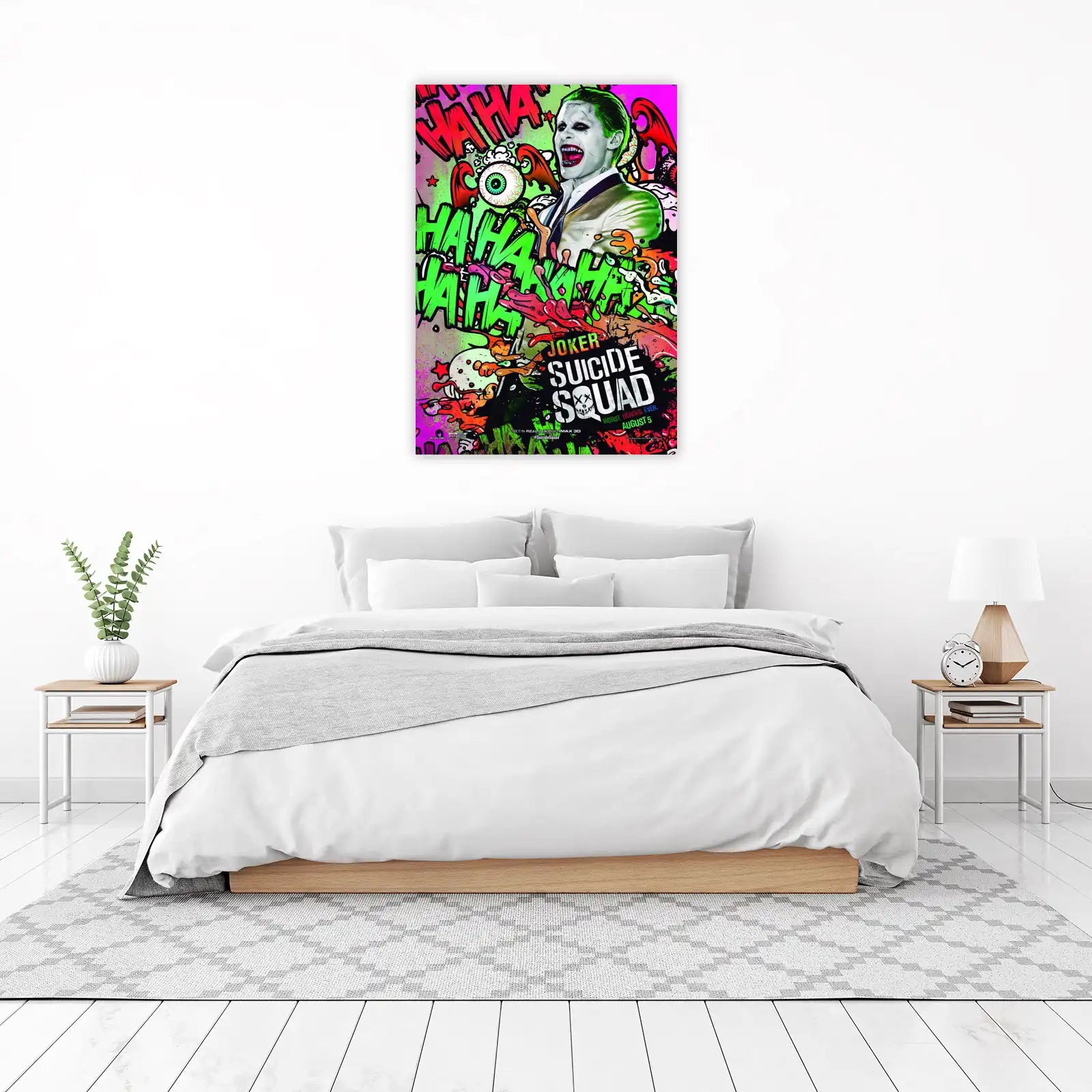 Joker Suicide Squad HAHA Wall Art