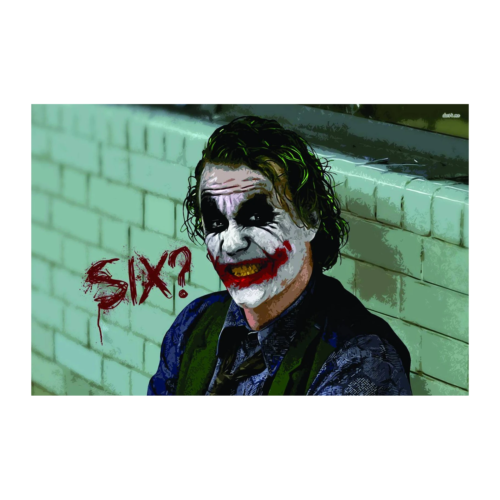 Iconic Joker "Why So Serious?" Wall Art