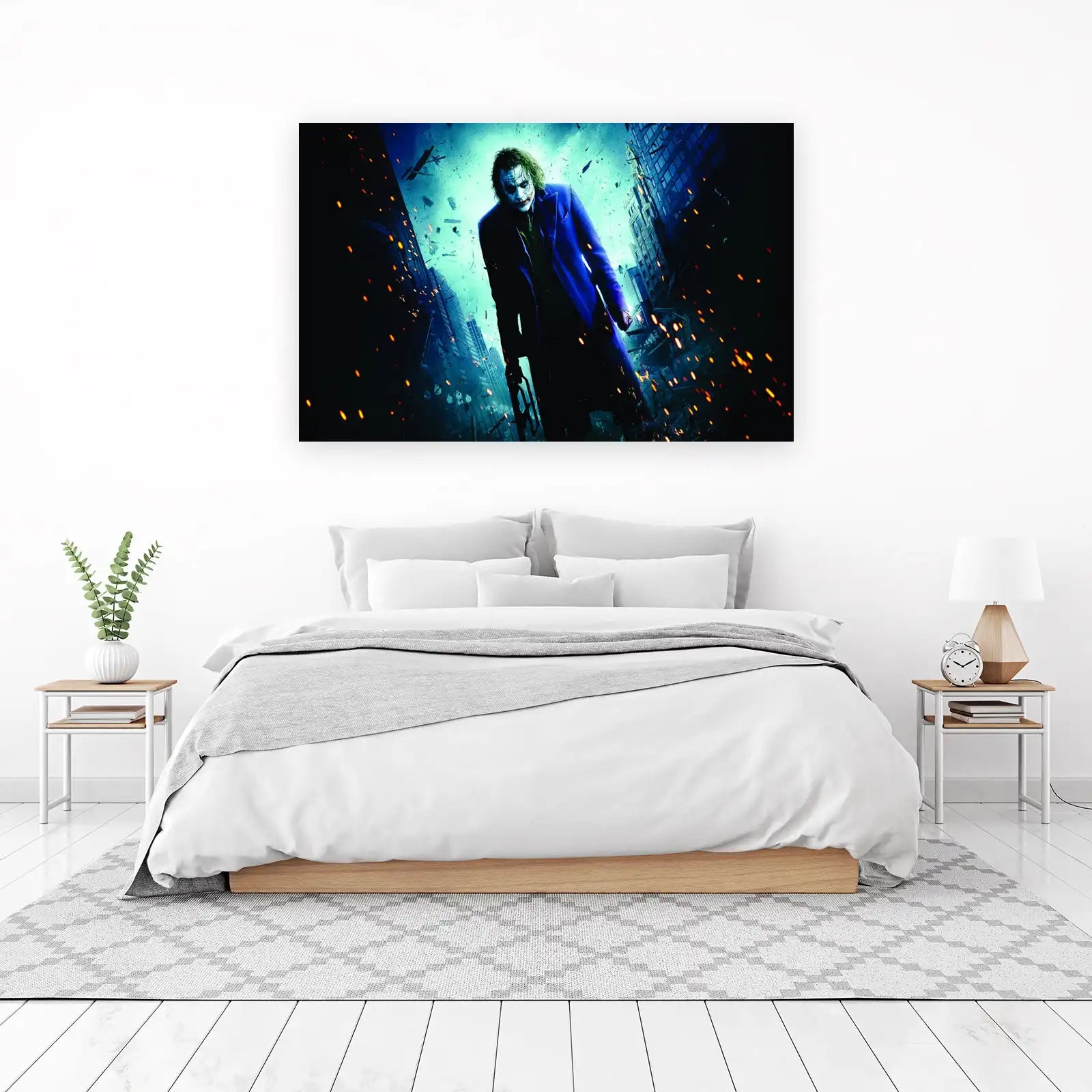 Joker "Why So Serious" Movie Art Wall Art