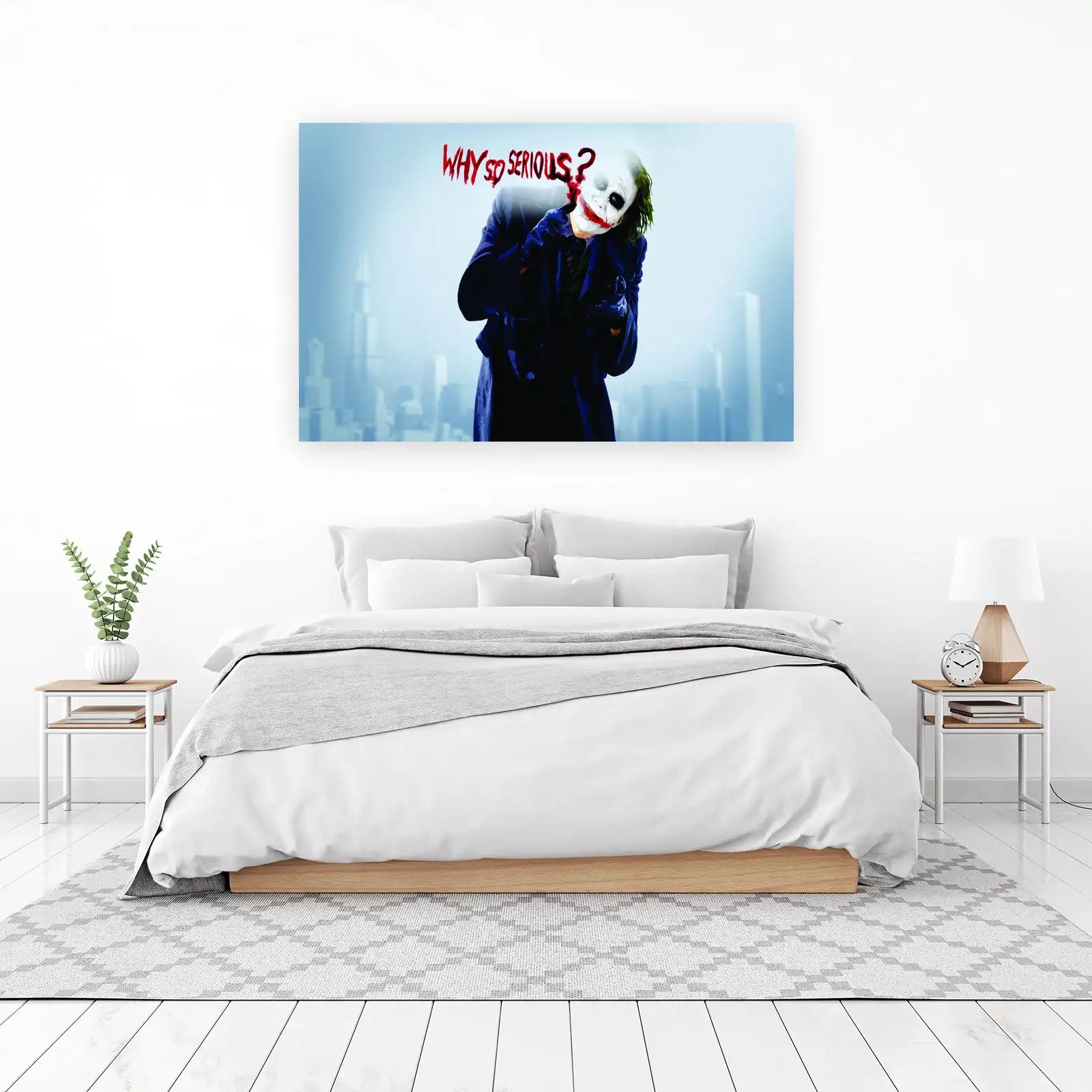 Joker Why So Serious? Wall Art - Movie Fan Art