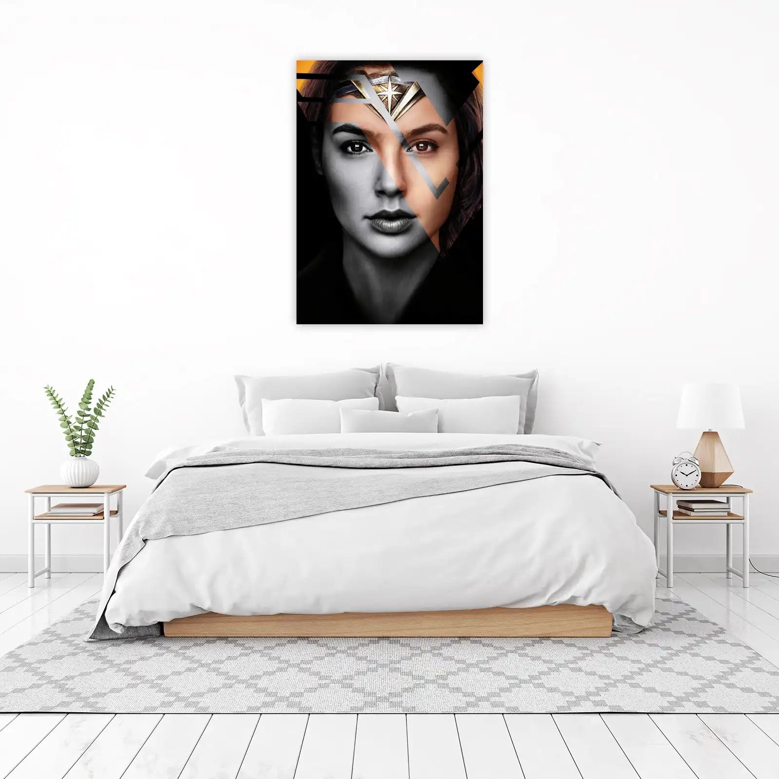 Striking Wonder Woman Portrait Wall Art