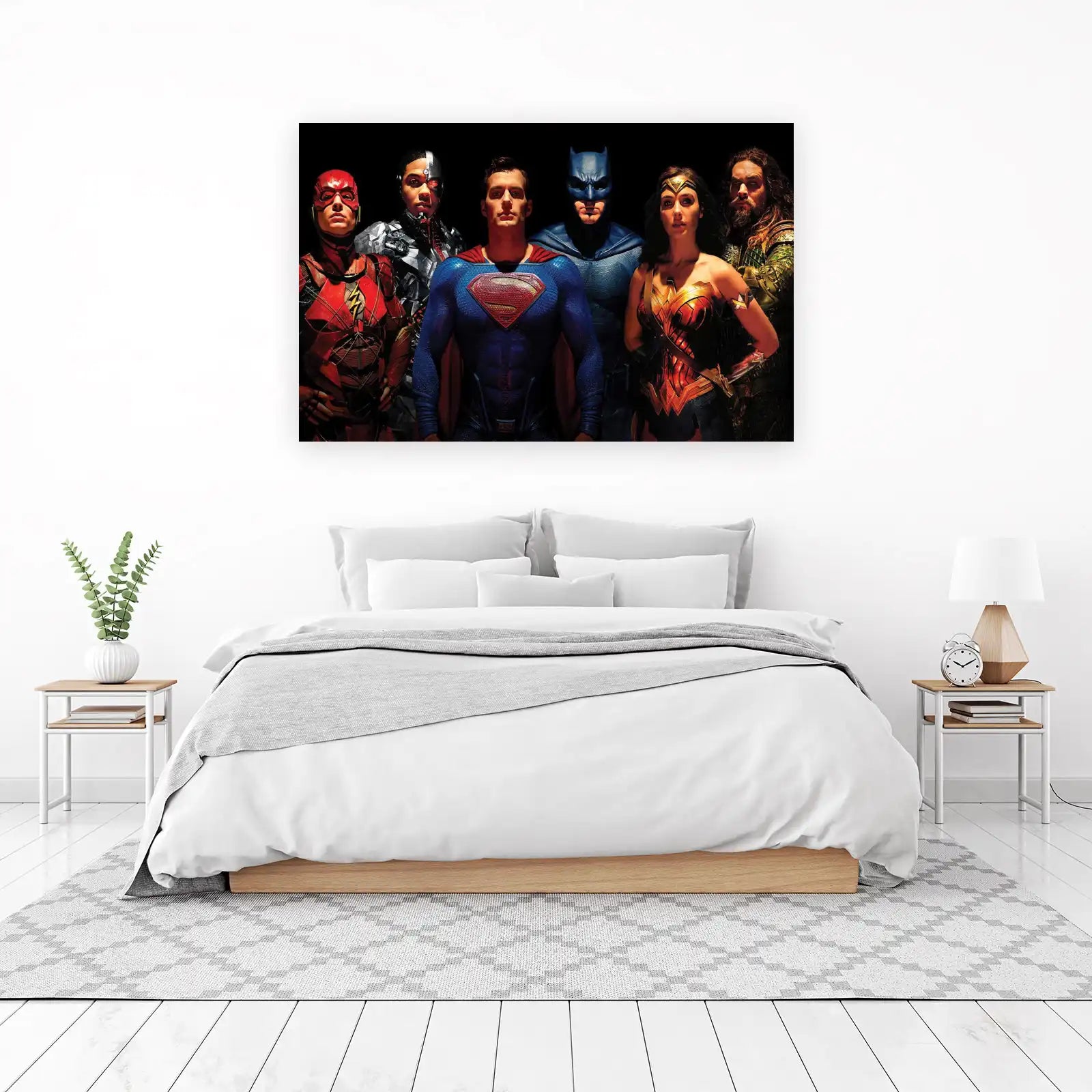Justice League Heroes Assemble Wall Art